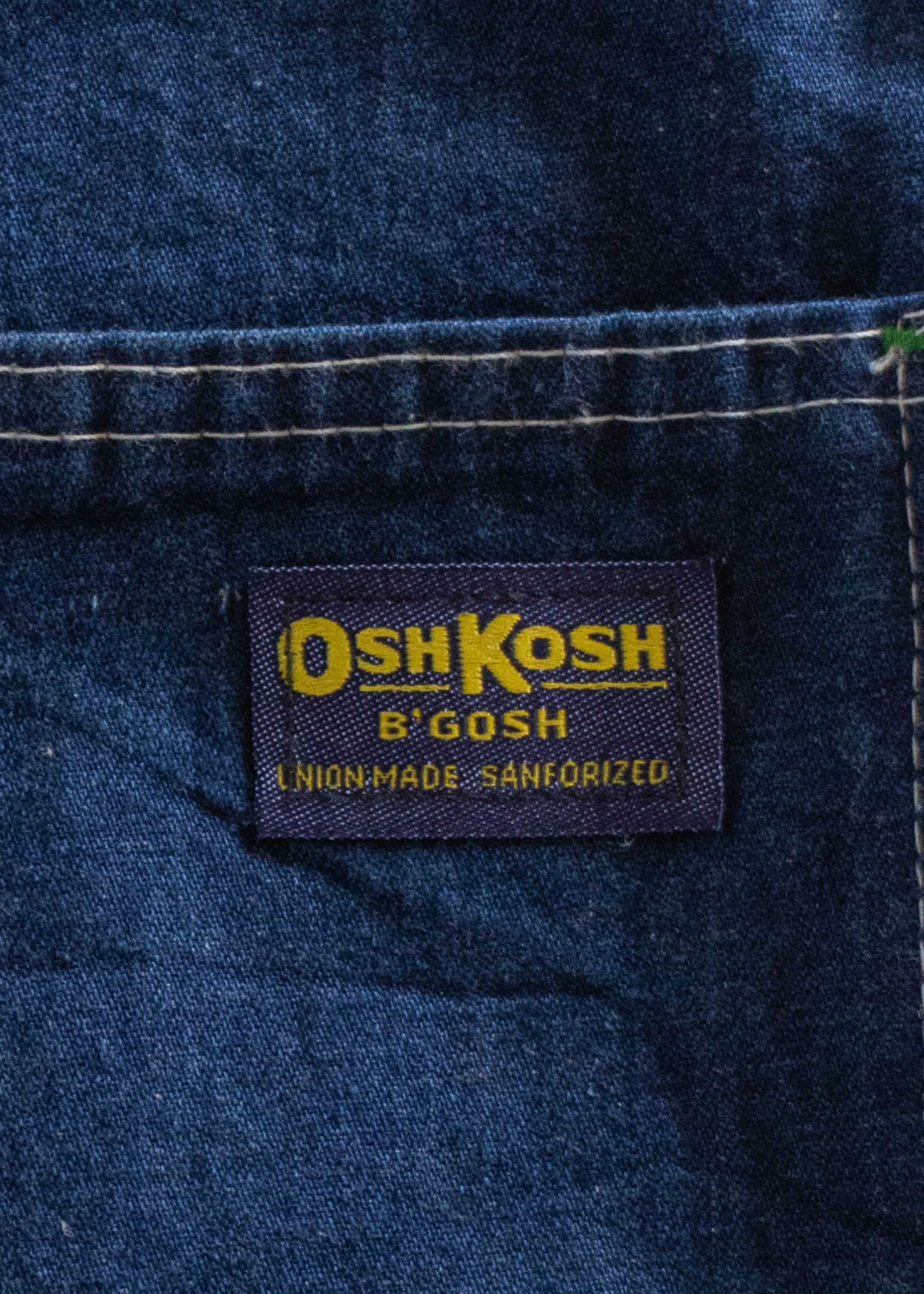 1970s Union Made OshKosh Denim Carpenter Pants Size Women's 42 Men's 44