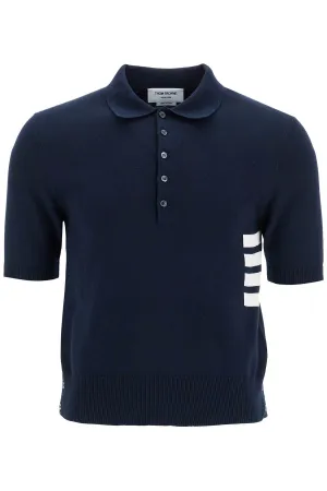 4-bar knit polo shirt MKP135A Y3043 NAVY