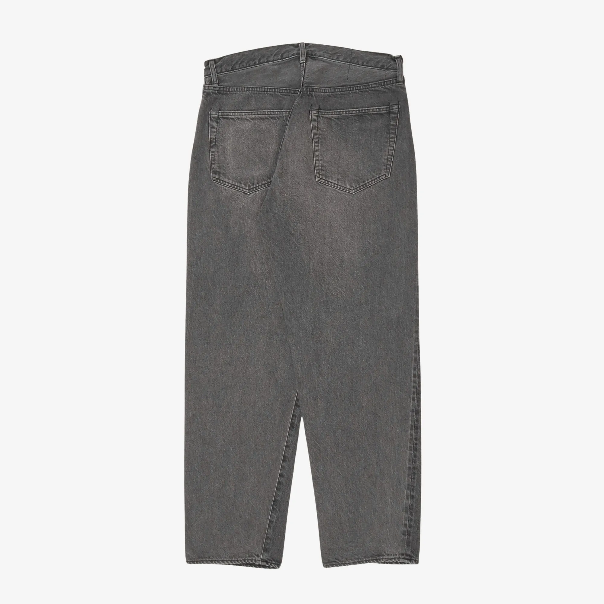 5 Pocket Zipper Front Denim Pants