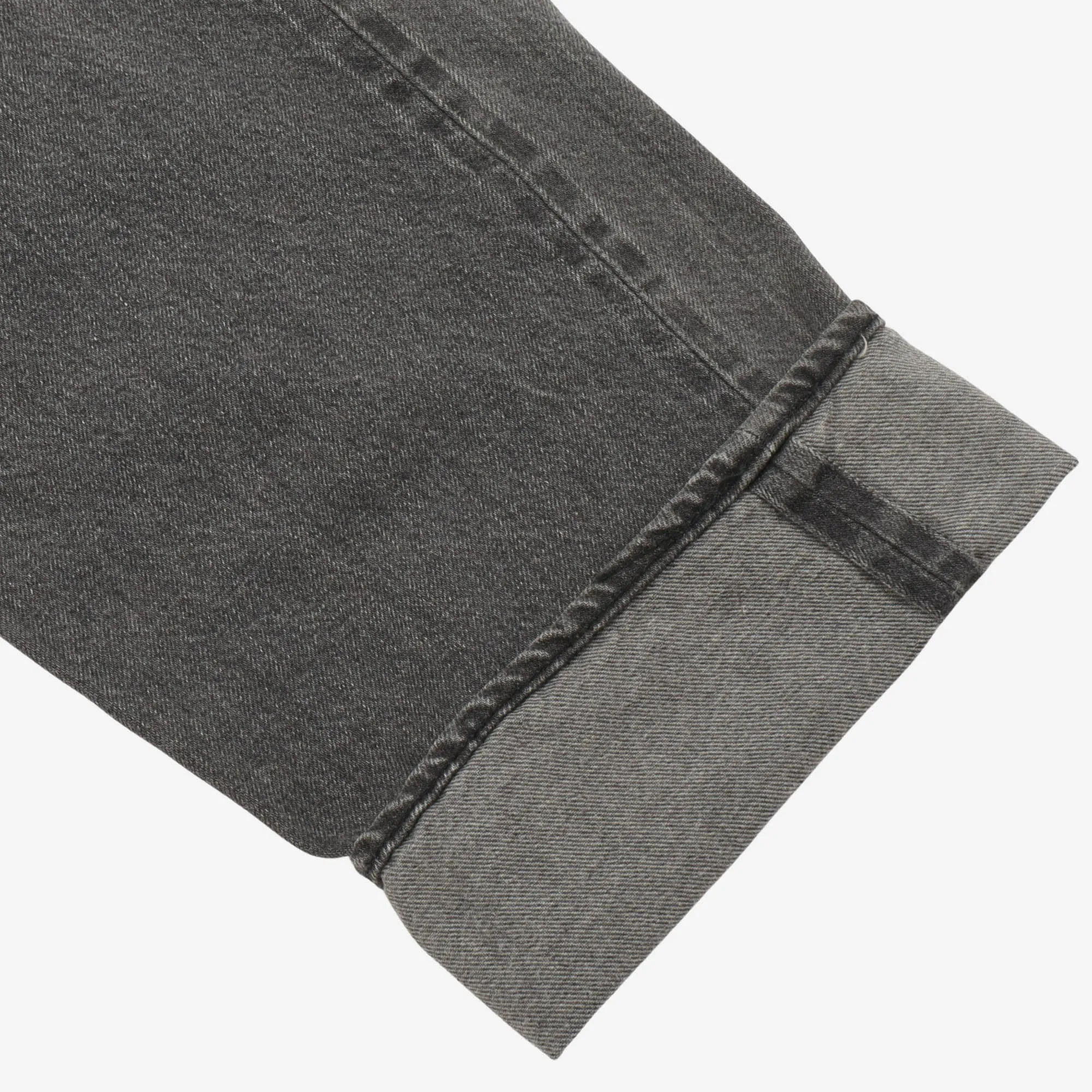 5 Pocket Zipper Front Denim Pants