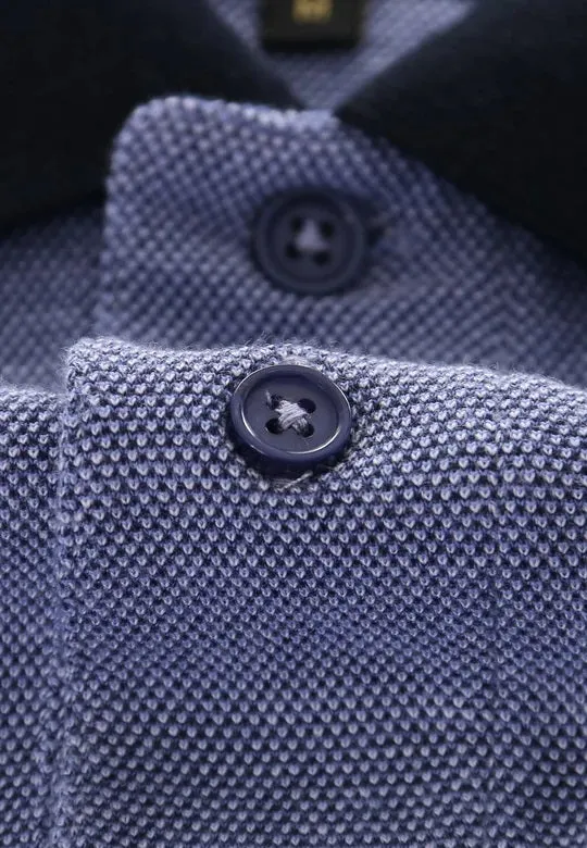 6th Sense Maverick Polo Shirt - Denim