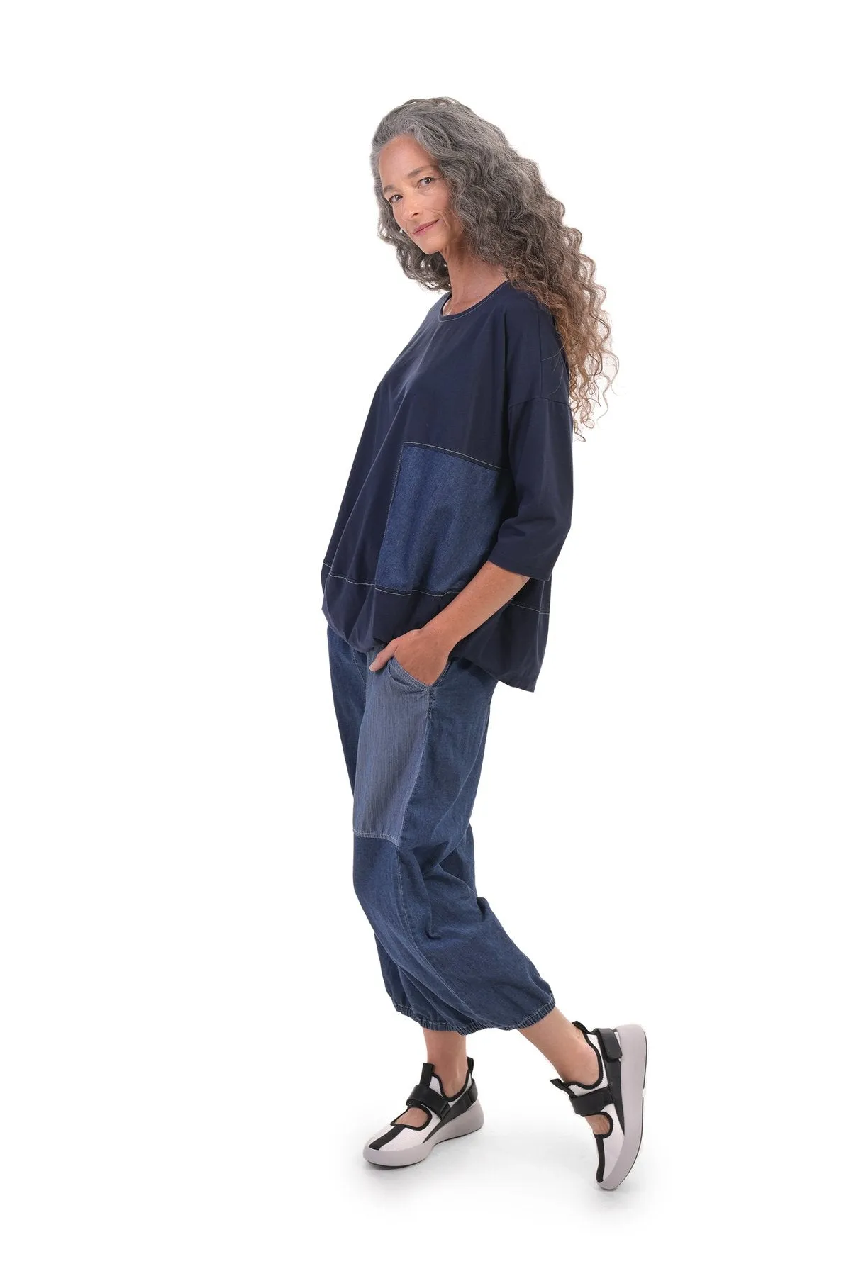 Alembika SP106 Denim Cropped Pant