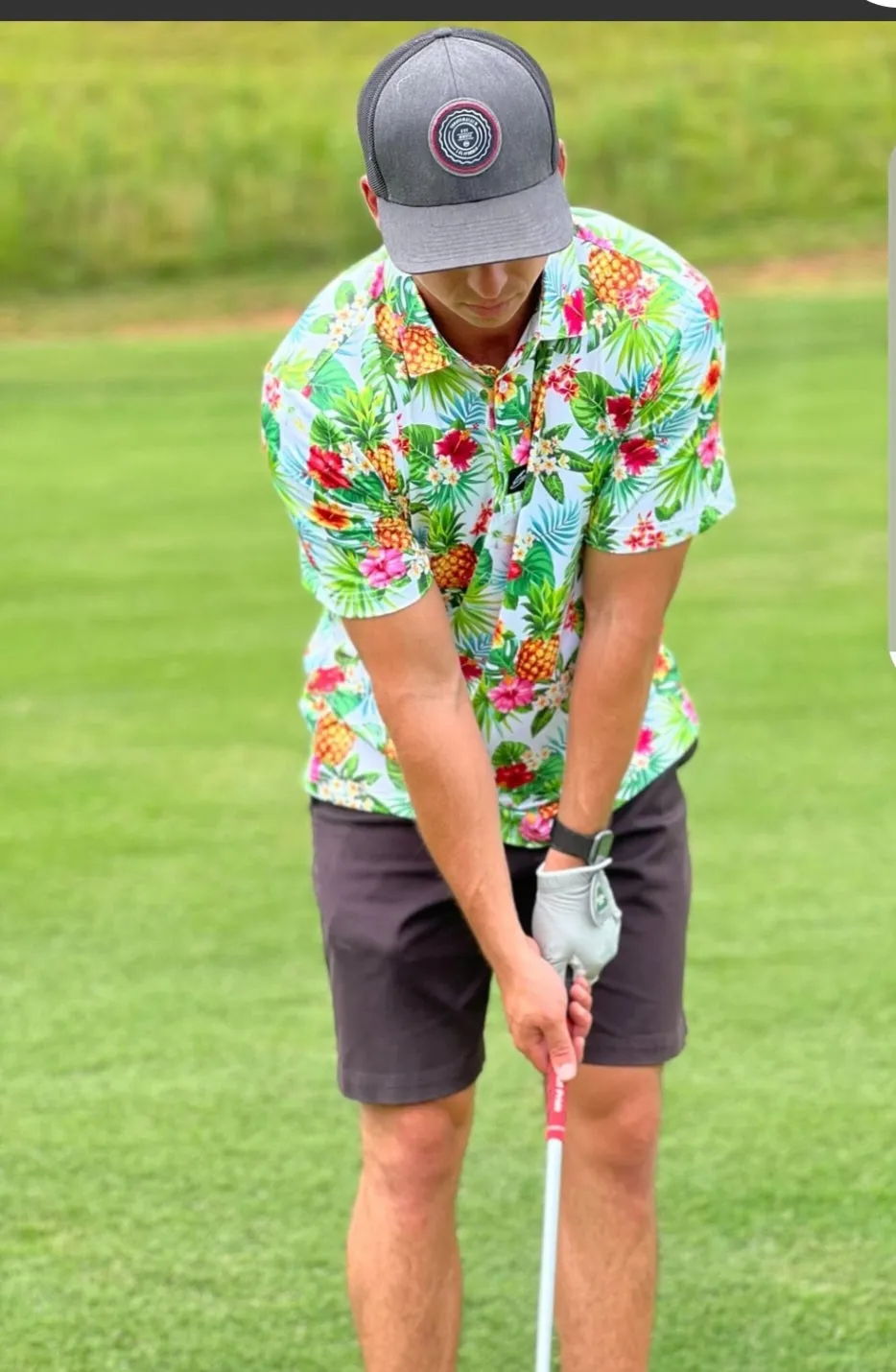 Aloha Men's Premium Performance Golf Polo