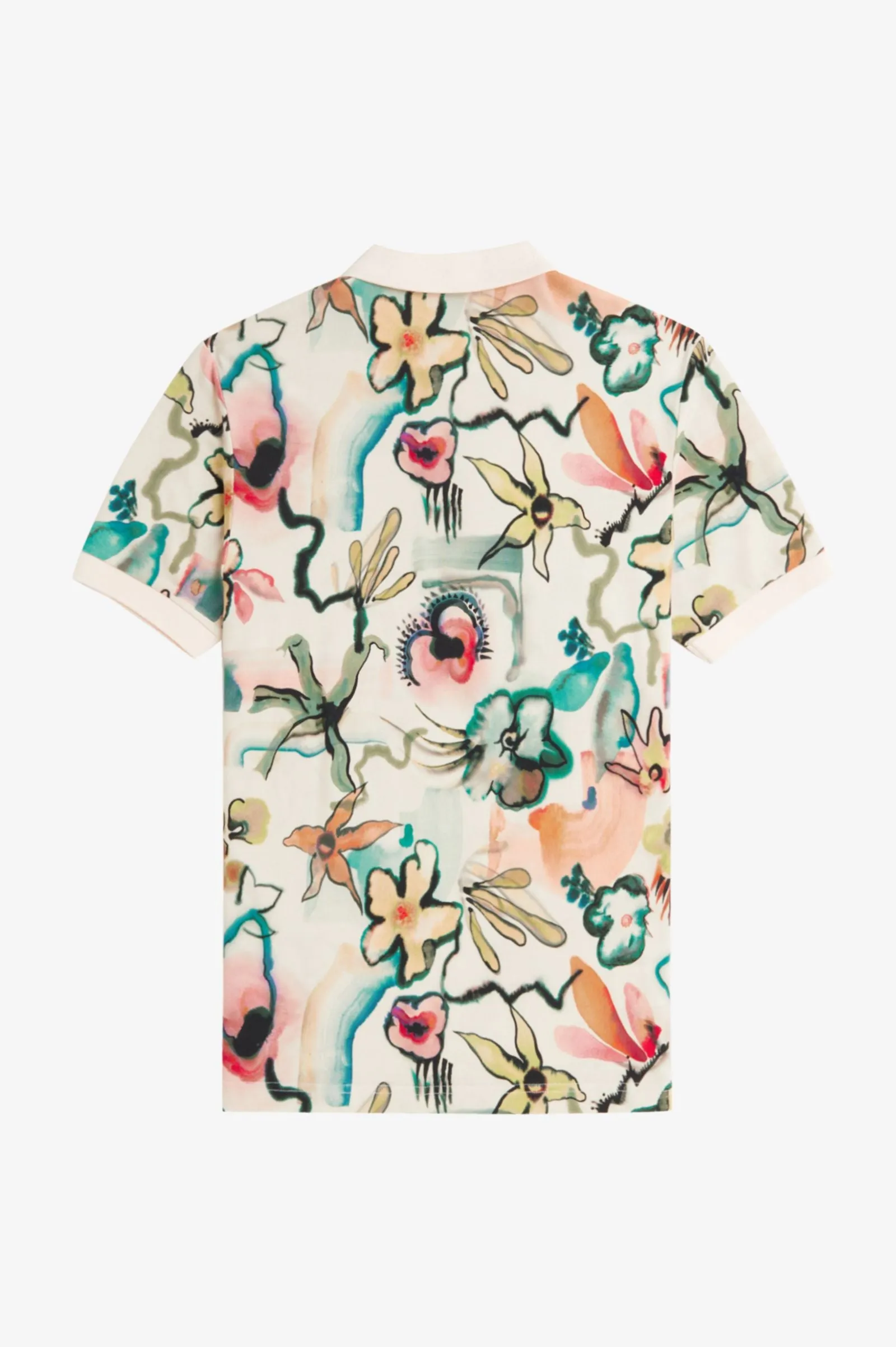 AMY PRINT FRED PERRY POLO SHIRT