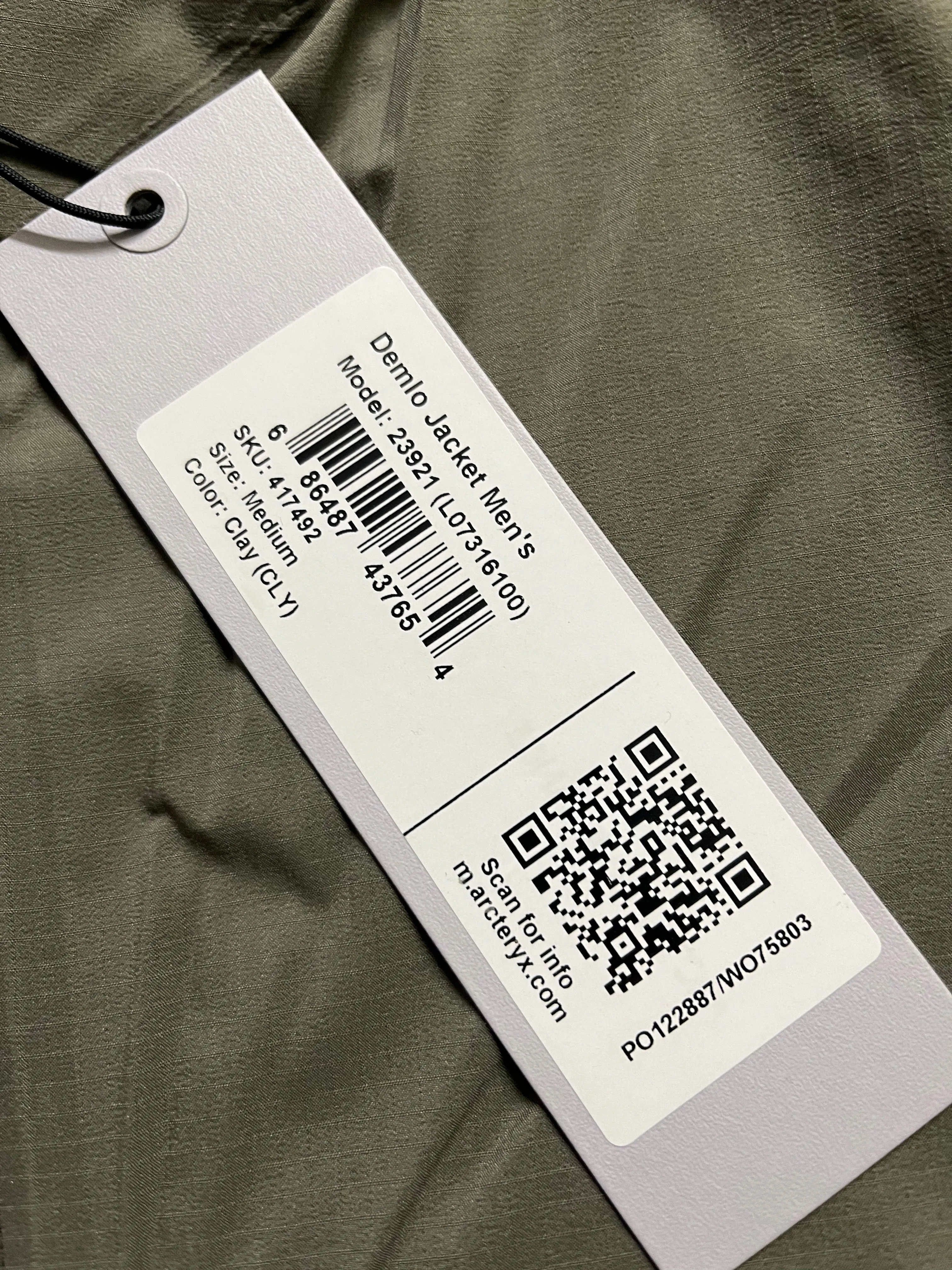 Arcteryx Veilance Demlo Jacket - Medium - clay color