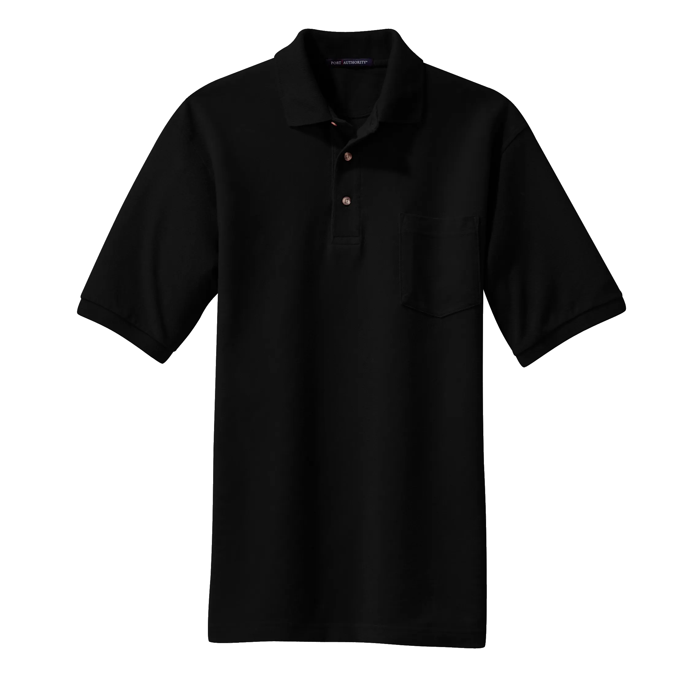 B1309MP Mens Pique Knit Pocket Polo