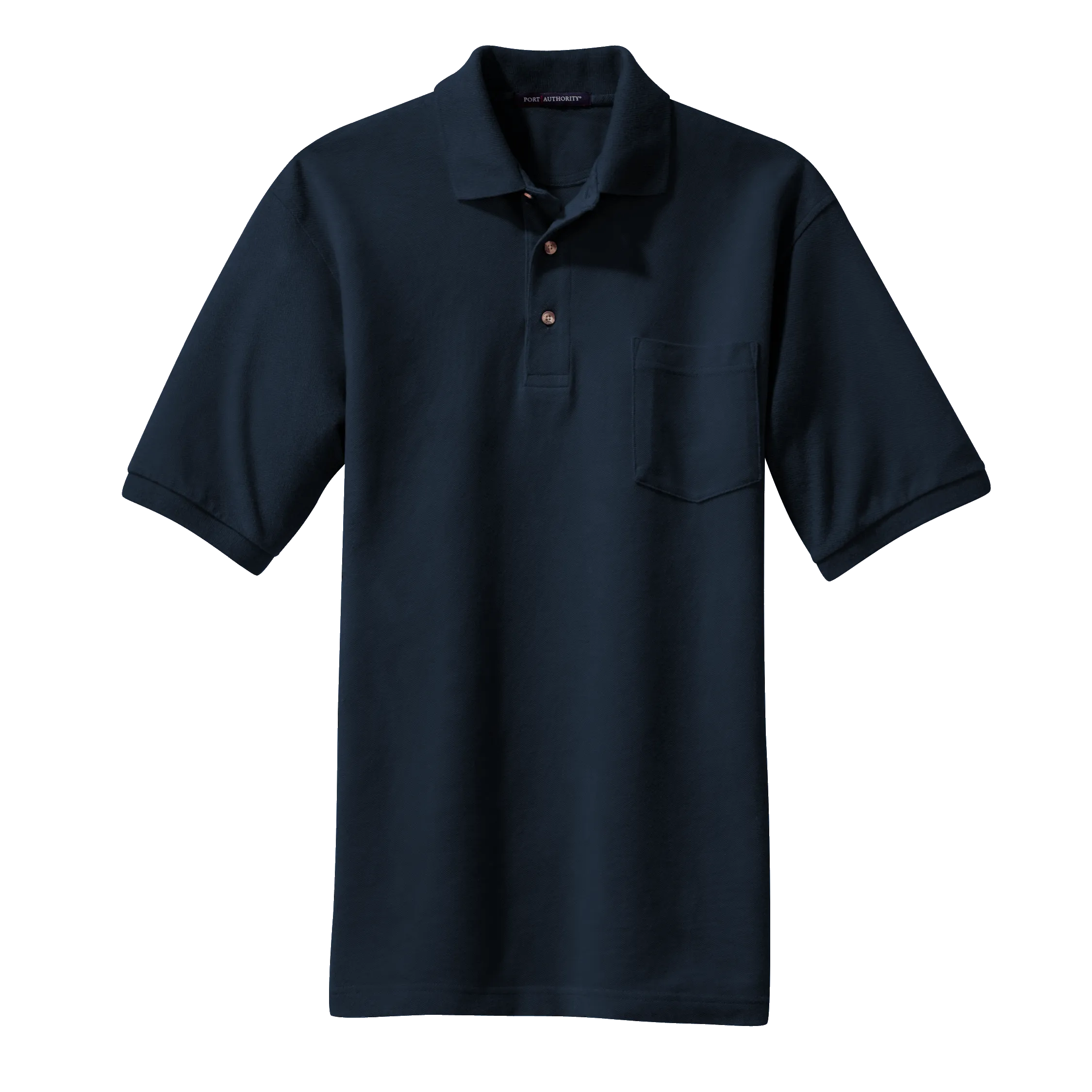 B1309MP Mens Pique Knit Pocket Polo