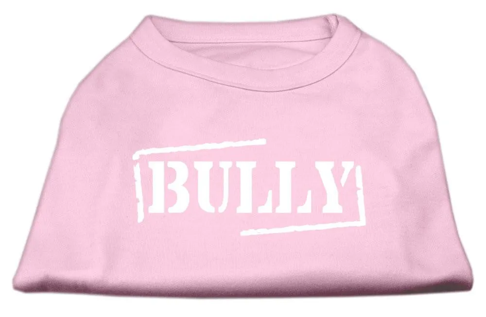 Bully Screen Printed Shirt  Light Pink Lg (14)