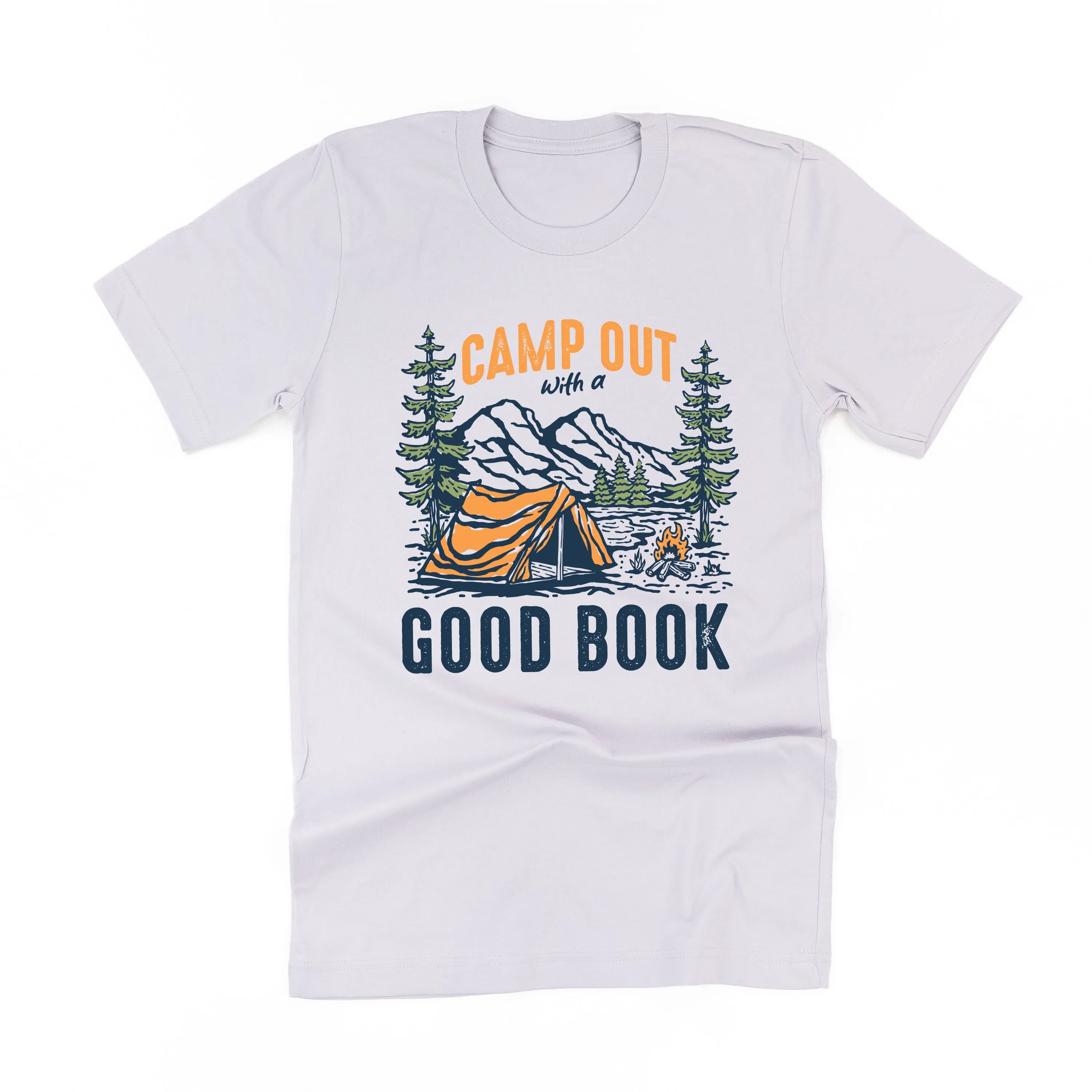 Camp Out with a Good Book - Unisex Tee