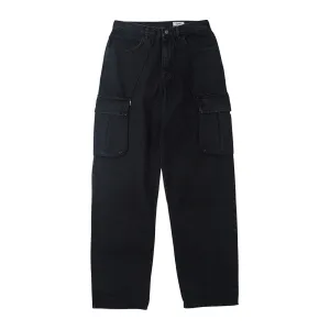 CARGO LOOSEFIT DENIM PANTS BLACK