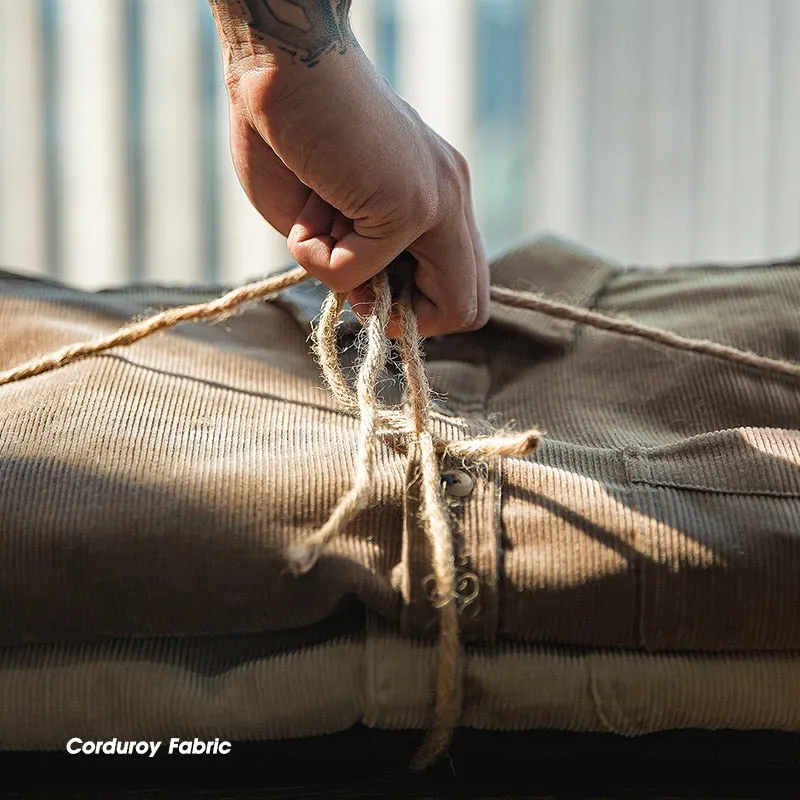 Casual Corduroy Slim Fit Shirts