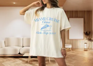 Custom cruise shirts,Matching Cruise Shirts,  2024 Girls Trip, Family Vacation Tshirts, Cruise Squad 2024, Group Personalized Cruise Shirts