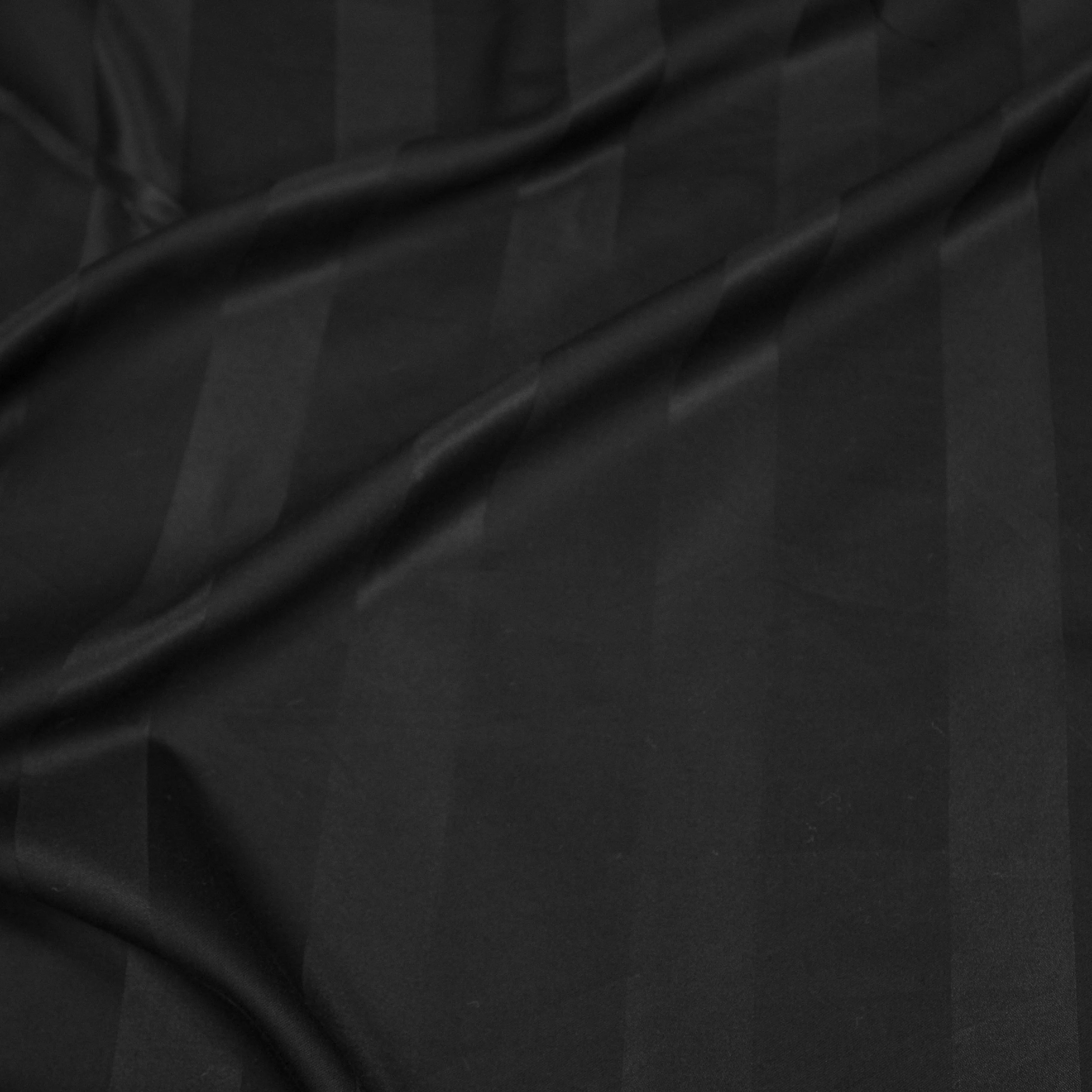 Doris Black Striped Viscose