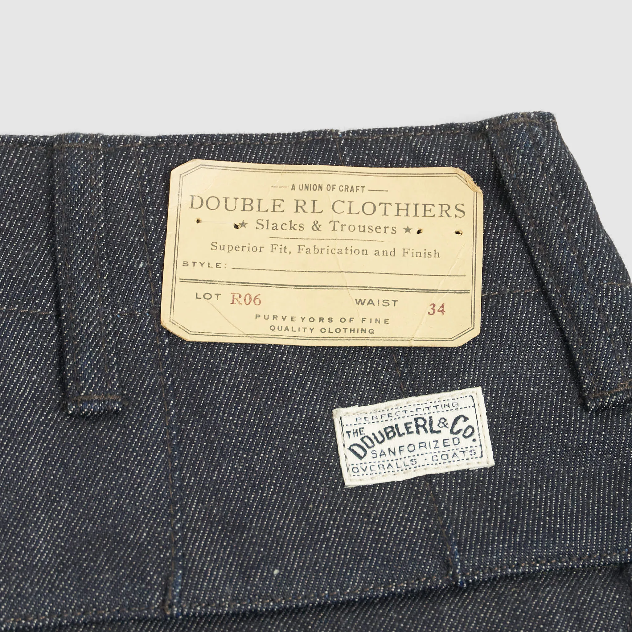 Double RL Officer Field Rigid Selvage Chino
