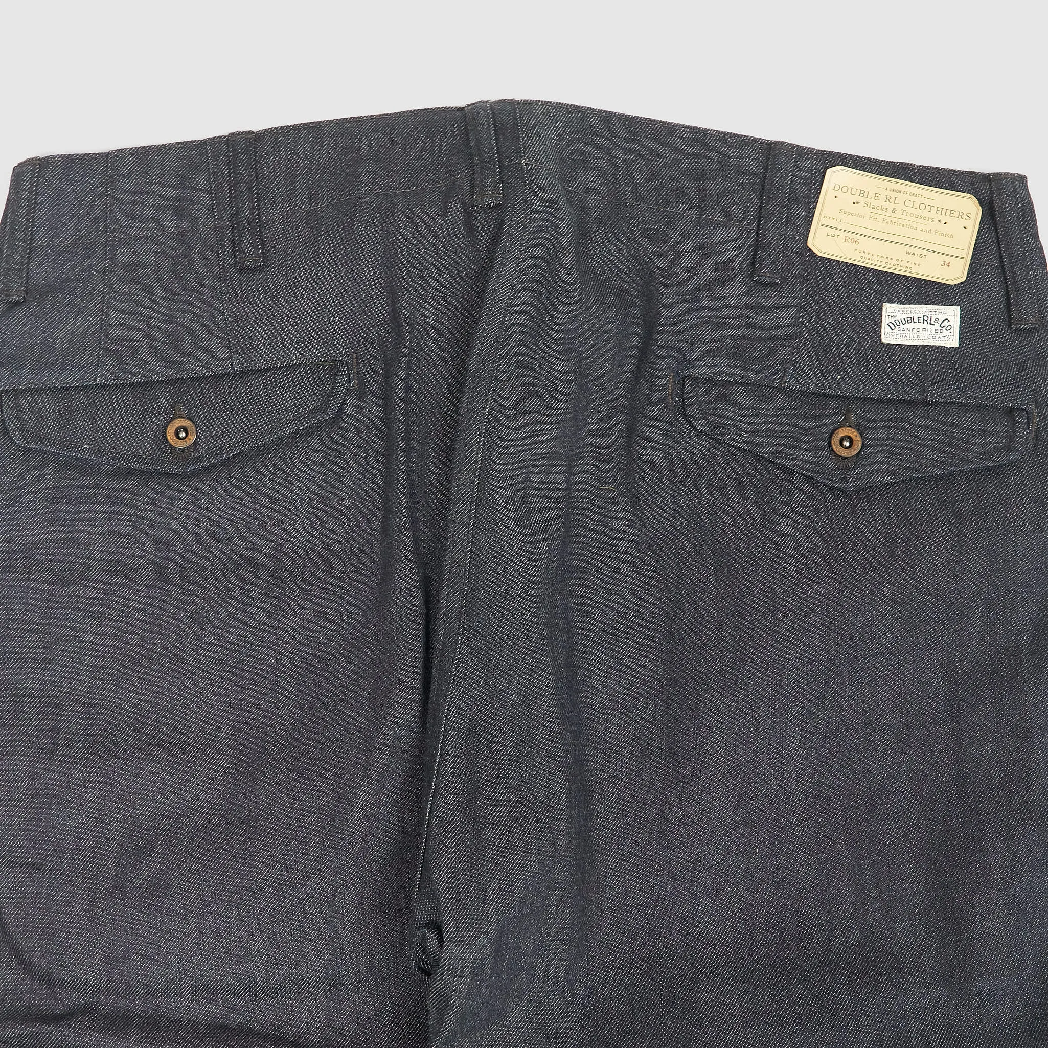 Double RL Officer Field Rigid Selvage Chino
