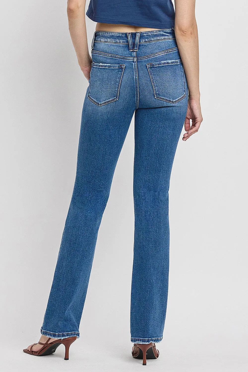 Flying Monkey - Bergenia - Stretch High Rise Bootcut Flare - F4847N