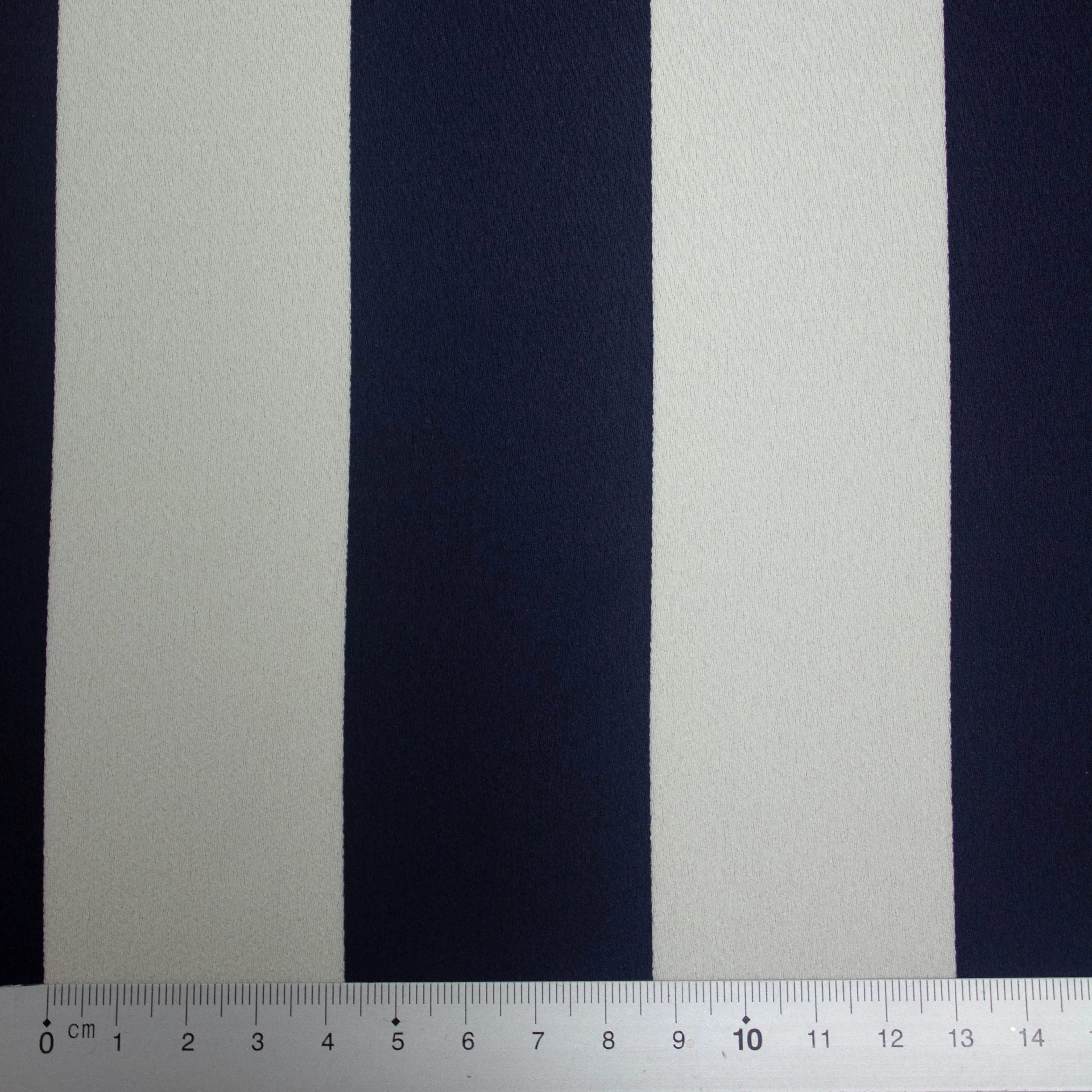 Folta Dark Blue Striped Polyester