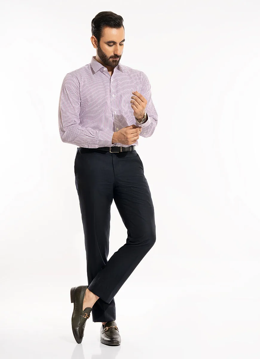 Formal Shirt - Supernova Silver Pink Textured