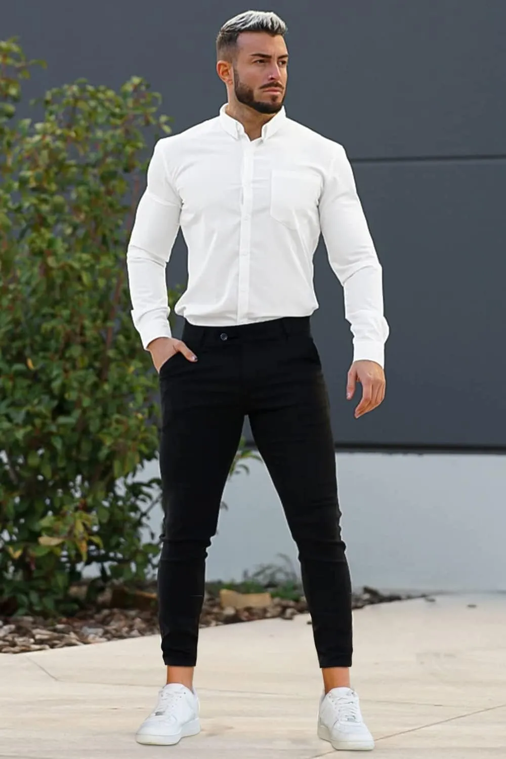 GINGTTO Mens Dress Pants Slim Fit Chino Pants for Men Stretch