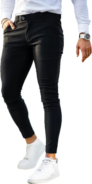 GINGTTO Mens Dress Pants Slim Fit Chino Pants for Men Stretch