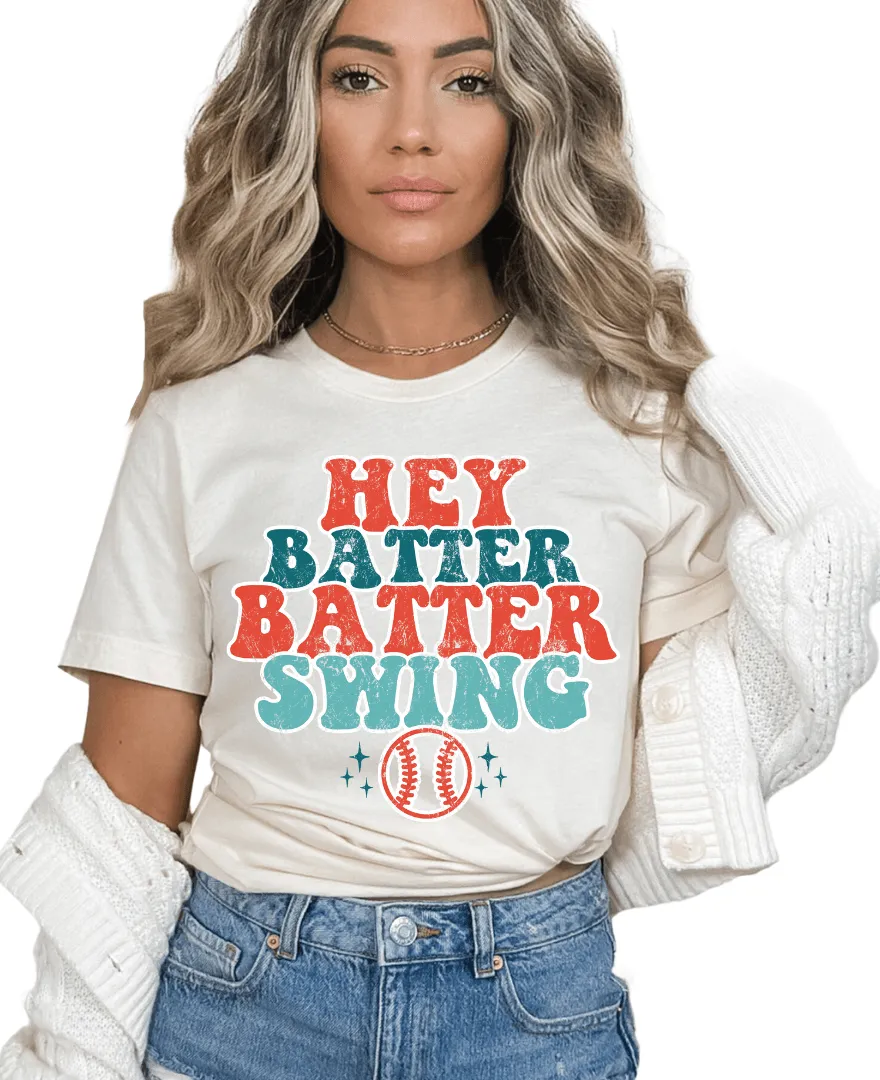 Hazel Blues® | Hey Batter Batter Swing Graphic Tee