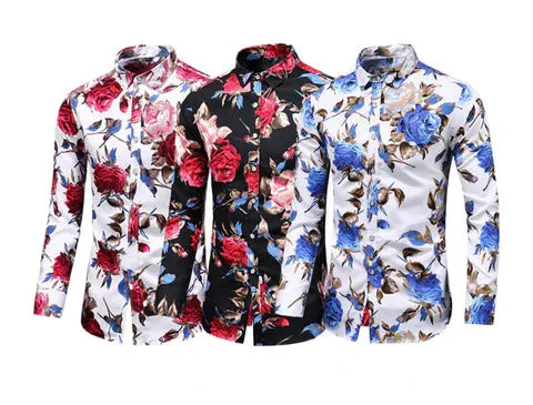 Henry | Shirt with Flowers