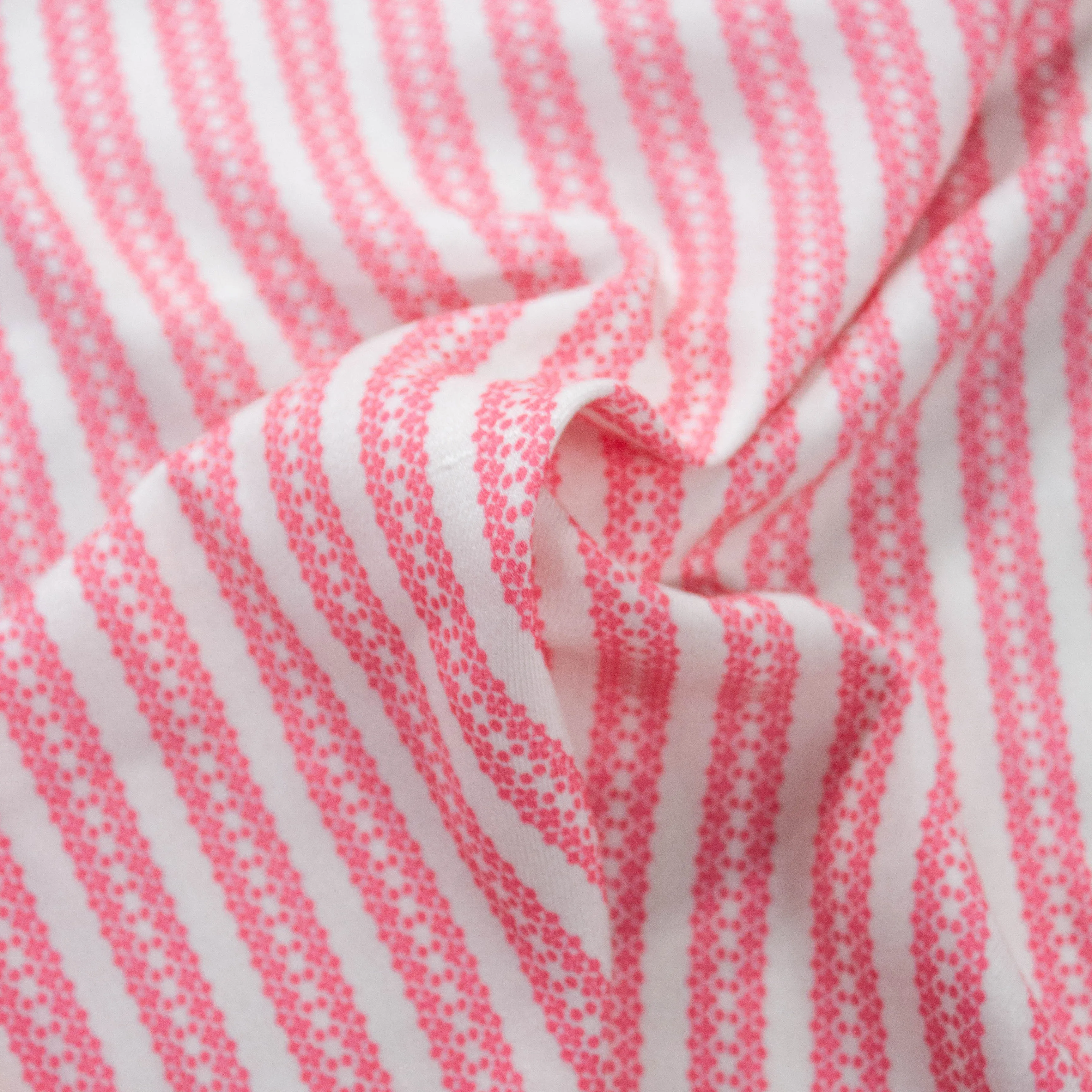Ioris Pink Striped Viscose