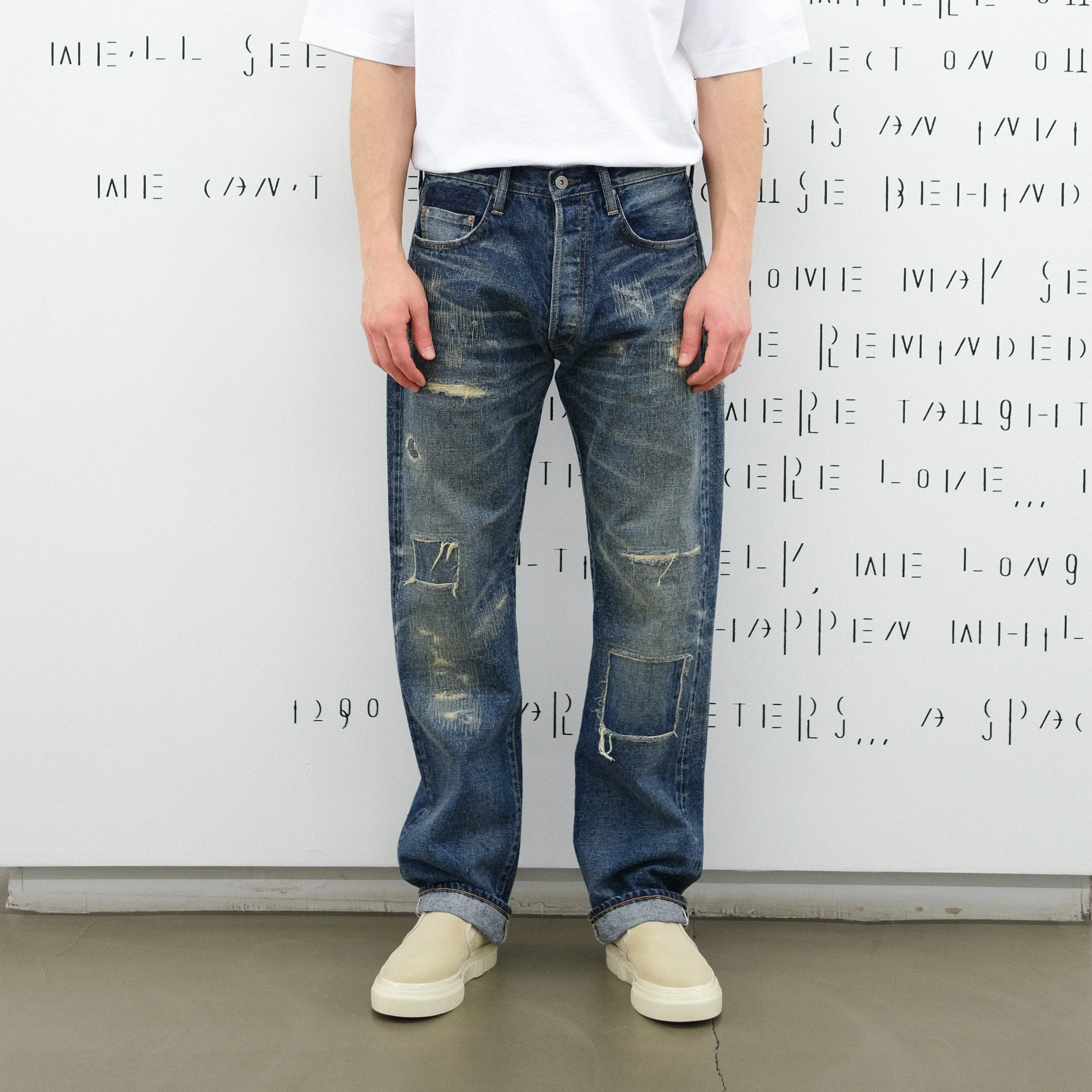 Junya Watanabe MAN x New Manual Selvedge Denim Distressed Jeans