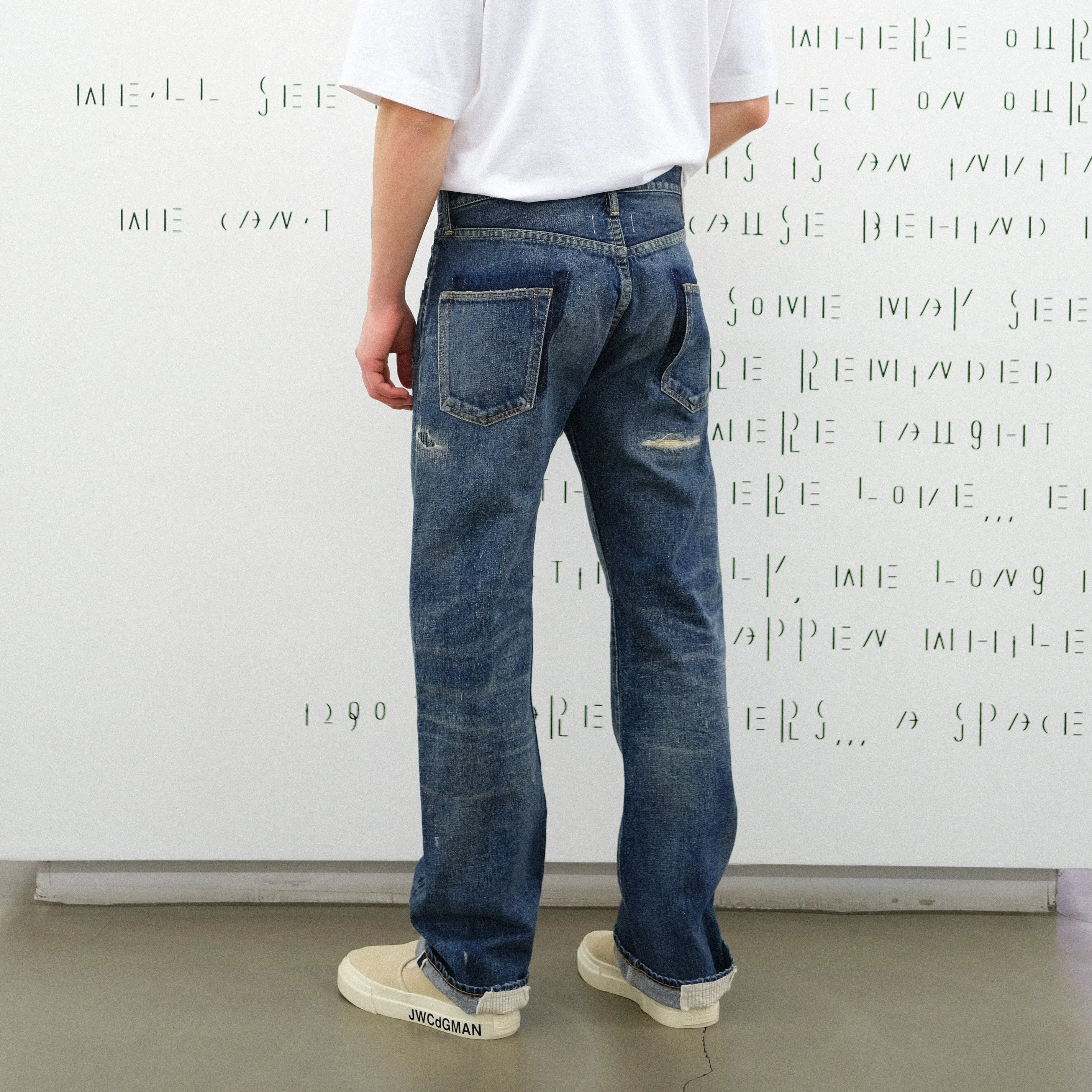 Junya Watanabe MAN x New Manual Selvedge Denim Distressed Jeans