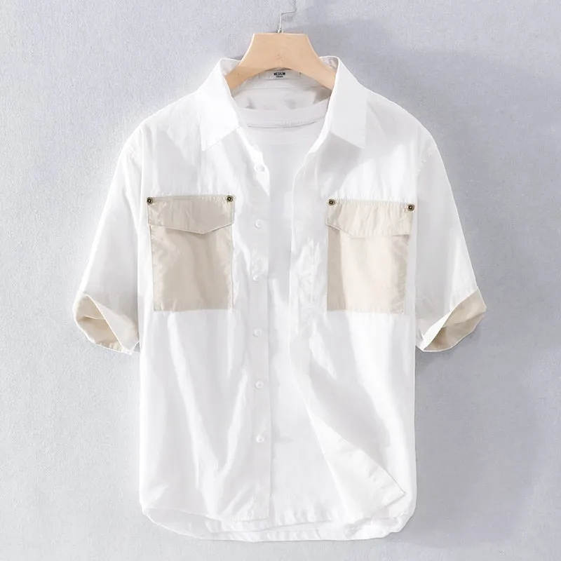 LMS Patchwork Combo Shirt