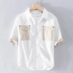 LMS Patchwork Combo Shirt
