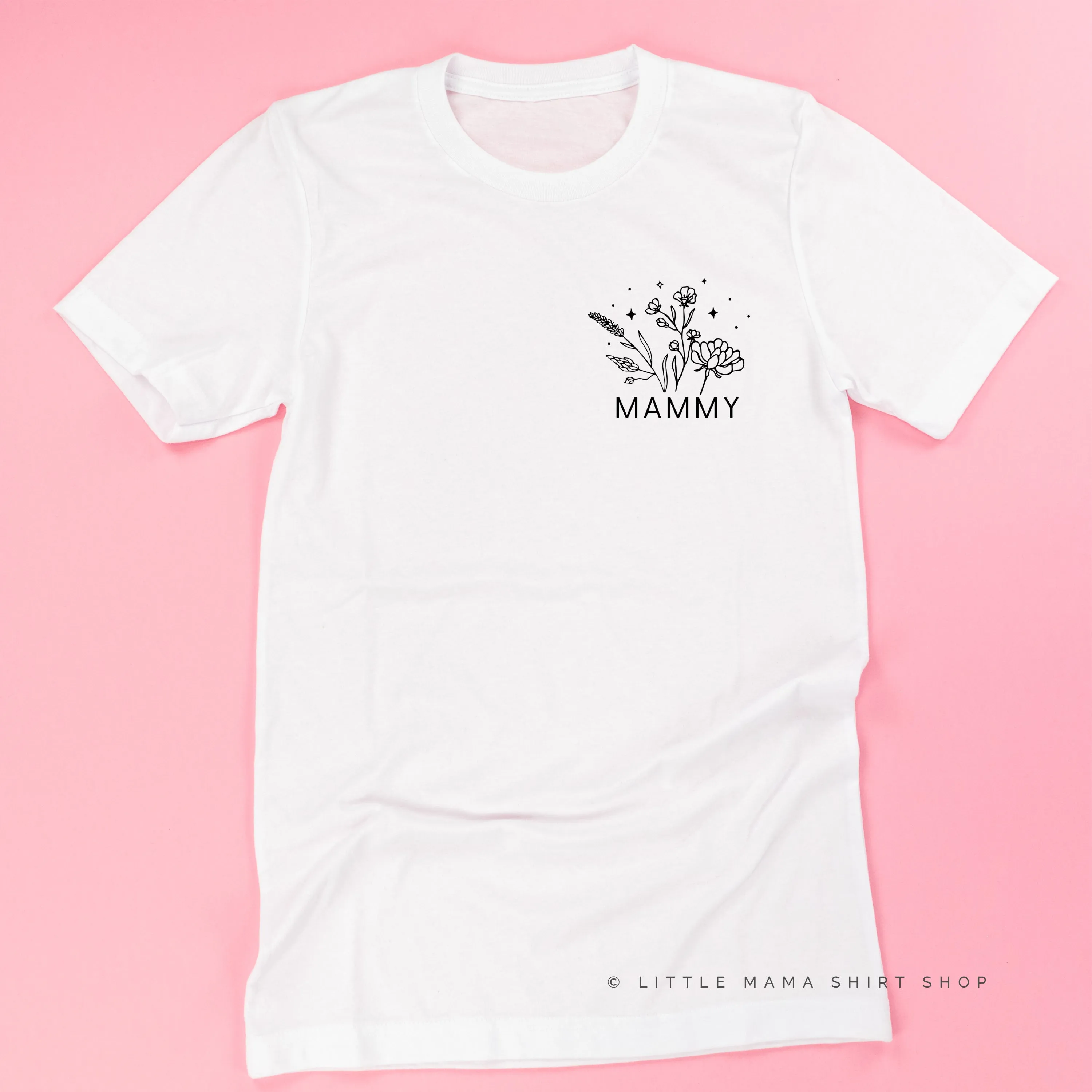 MAMMY - Bouquet - Pocket Size ﻿- Unisex Tee