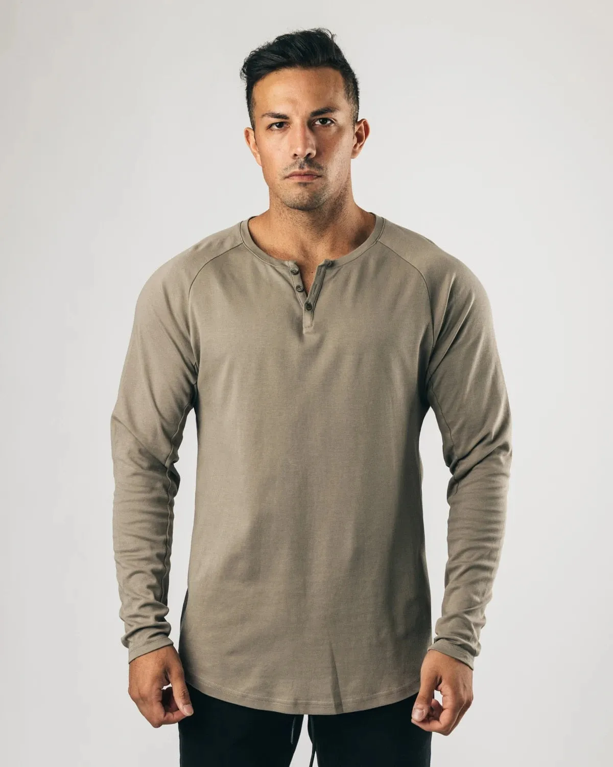 Men Casual Polo Shirts Cotton Without Collar Long Sleeve Tee Tops Man Streetwear Solid Color Shirt