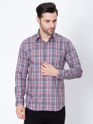 Mens Check Casual Shirt