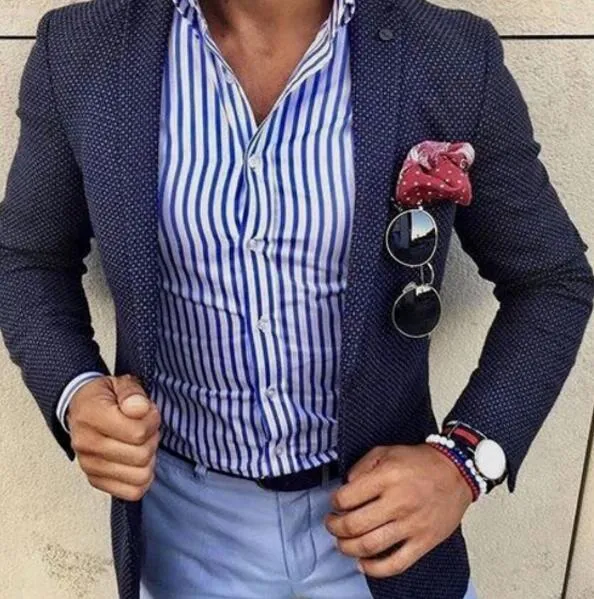 Men's Clothing - Hot Sale Men's Casual Striped Shirt