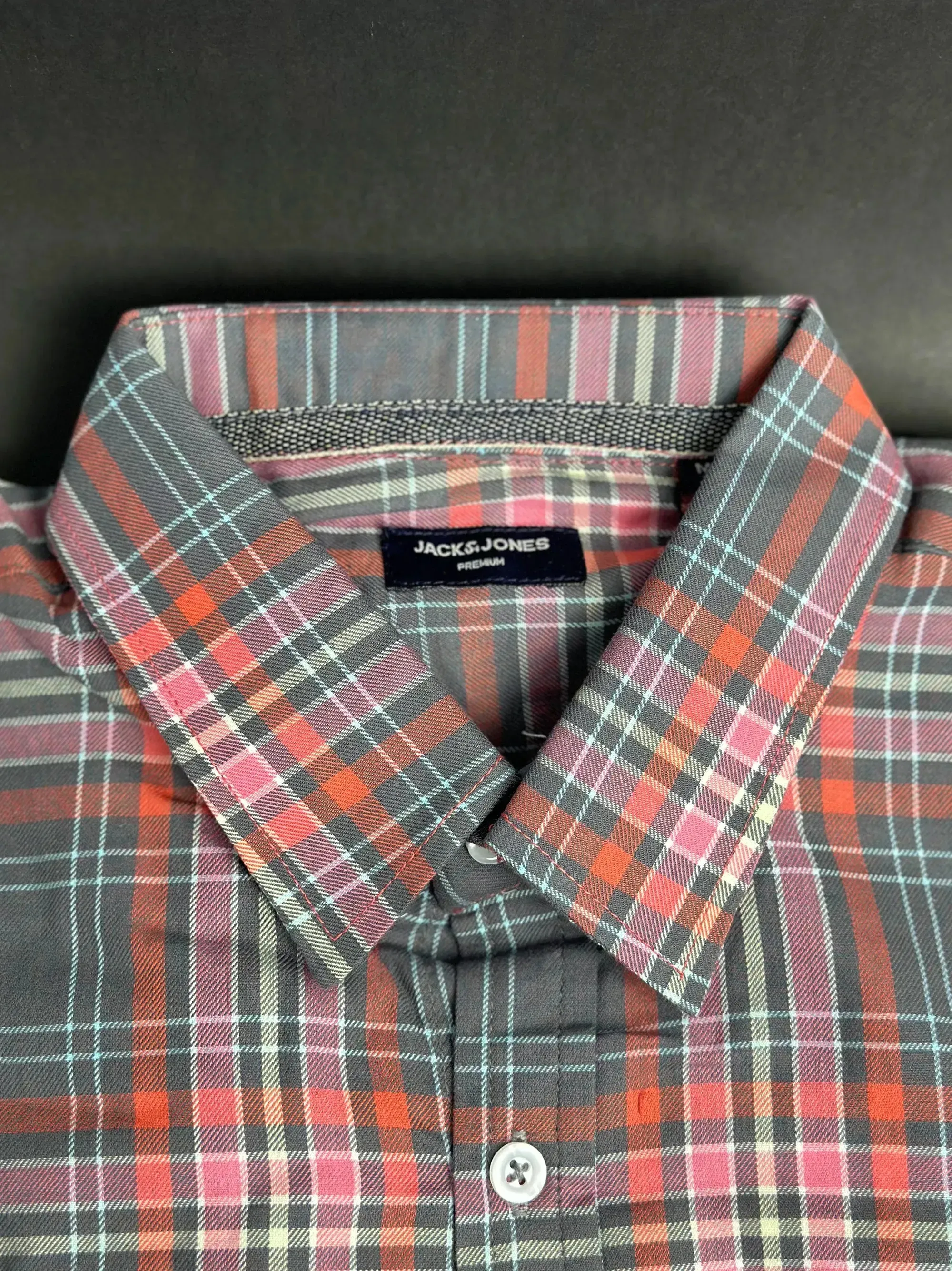 Men's Multicolor Grey Check Shirt