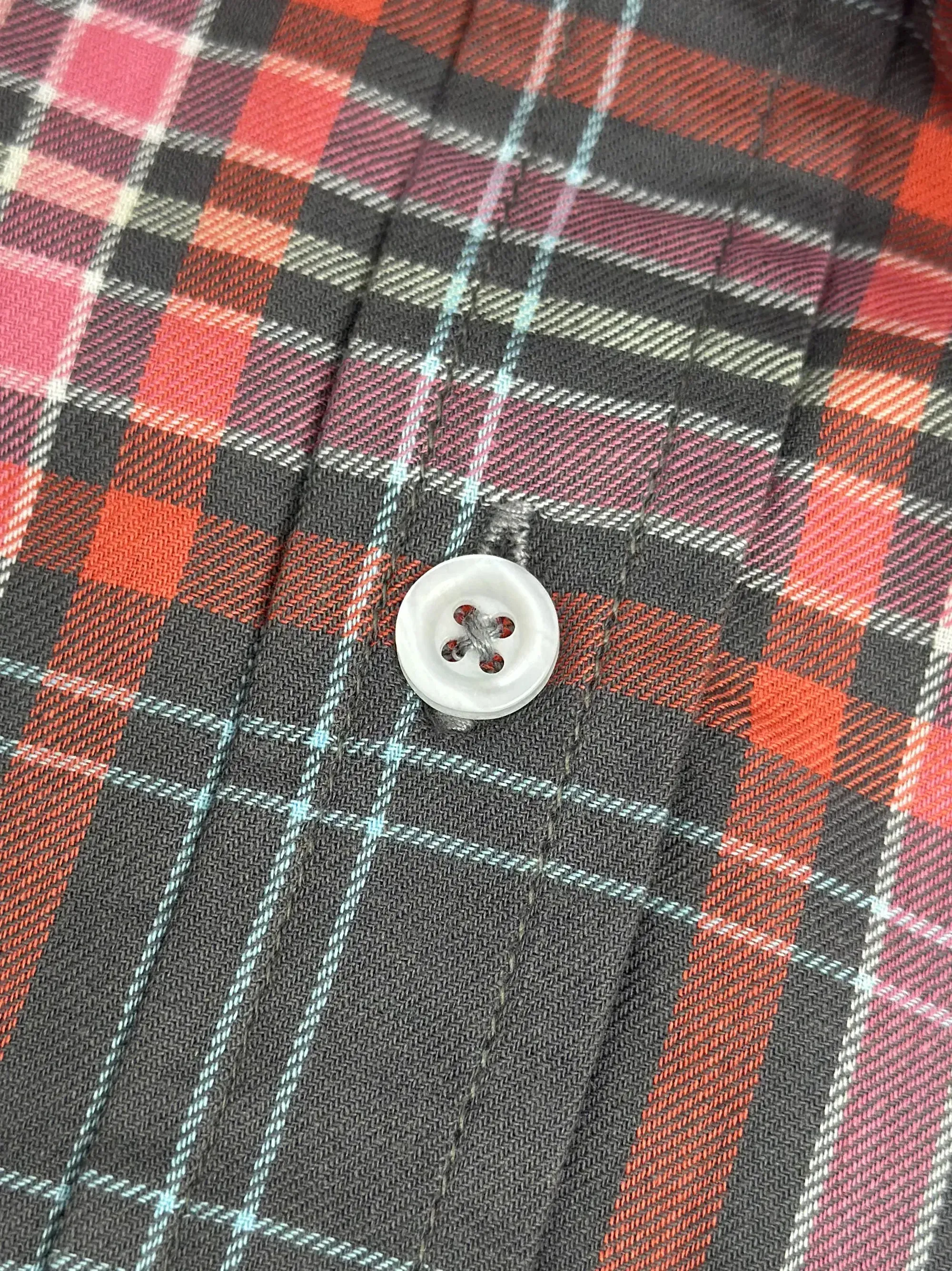 Men's Multicolor Grey Check Shirt