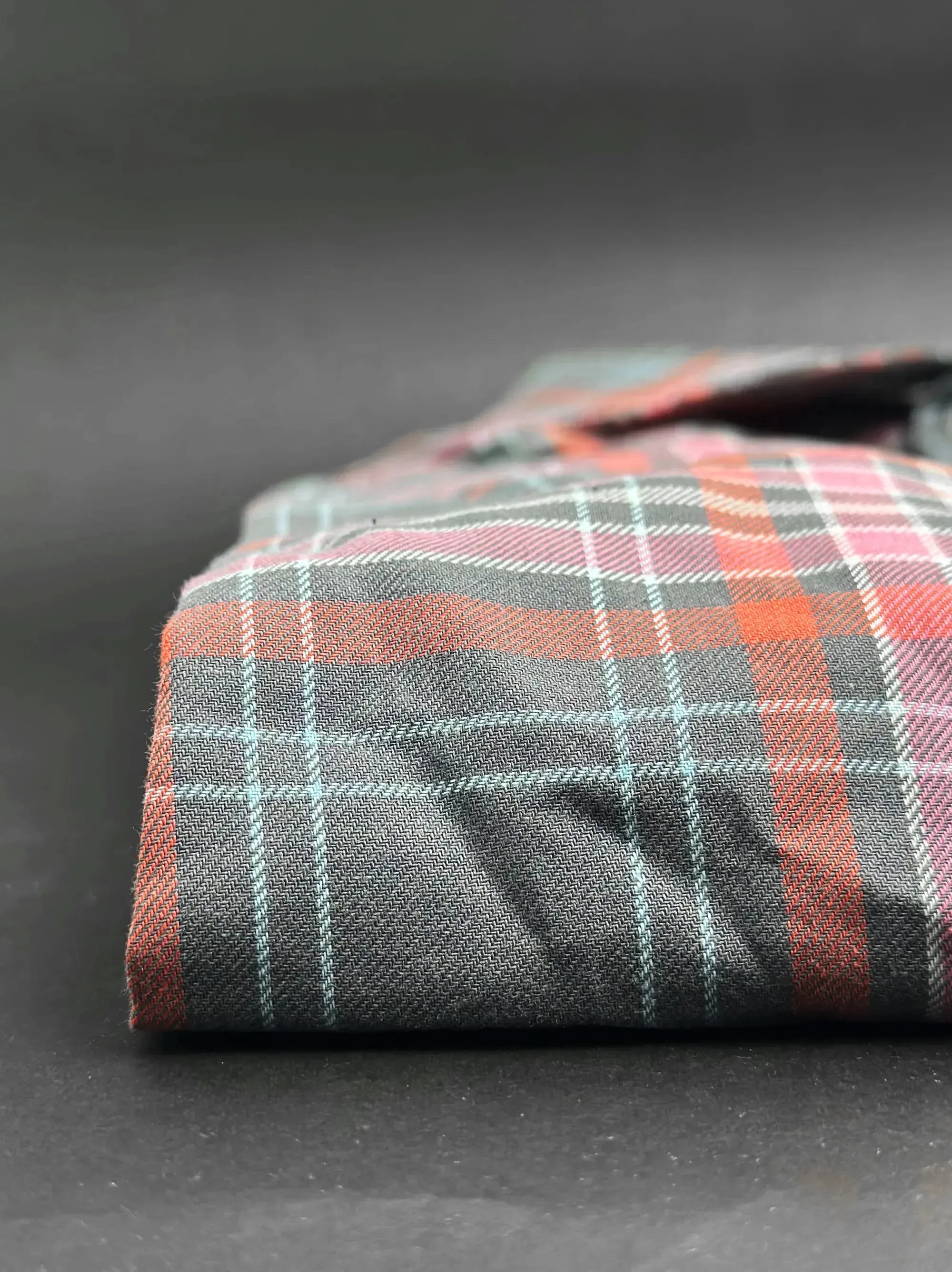 Men's Multicolor Grey Check Shirt