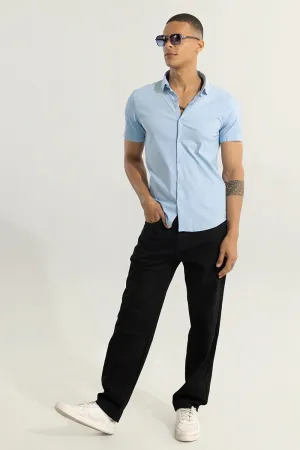 Men's Solid Slim Fit Cotton Casual Shirt with Spread Collar & Full Sleeves