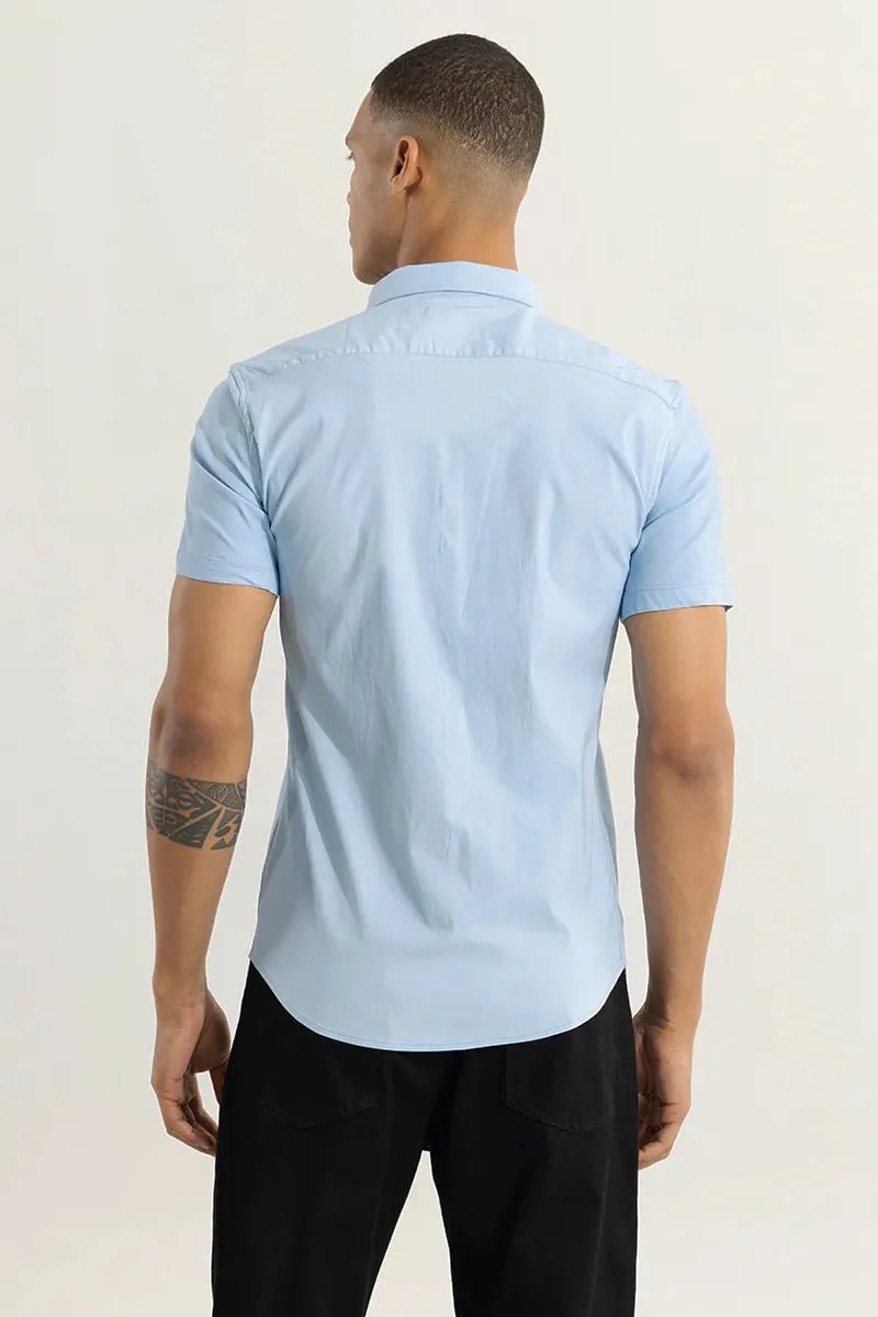 Men's Solid Slim Fit Cotton Casual Shirt with Spread Collar & Full Sleeves