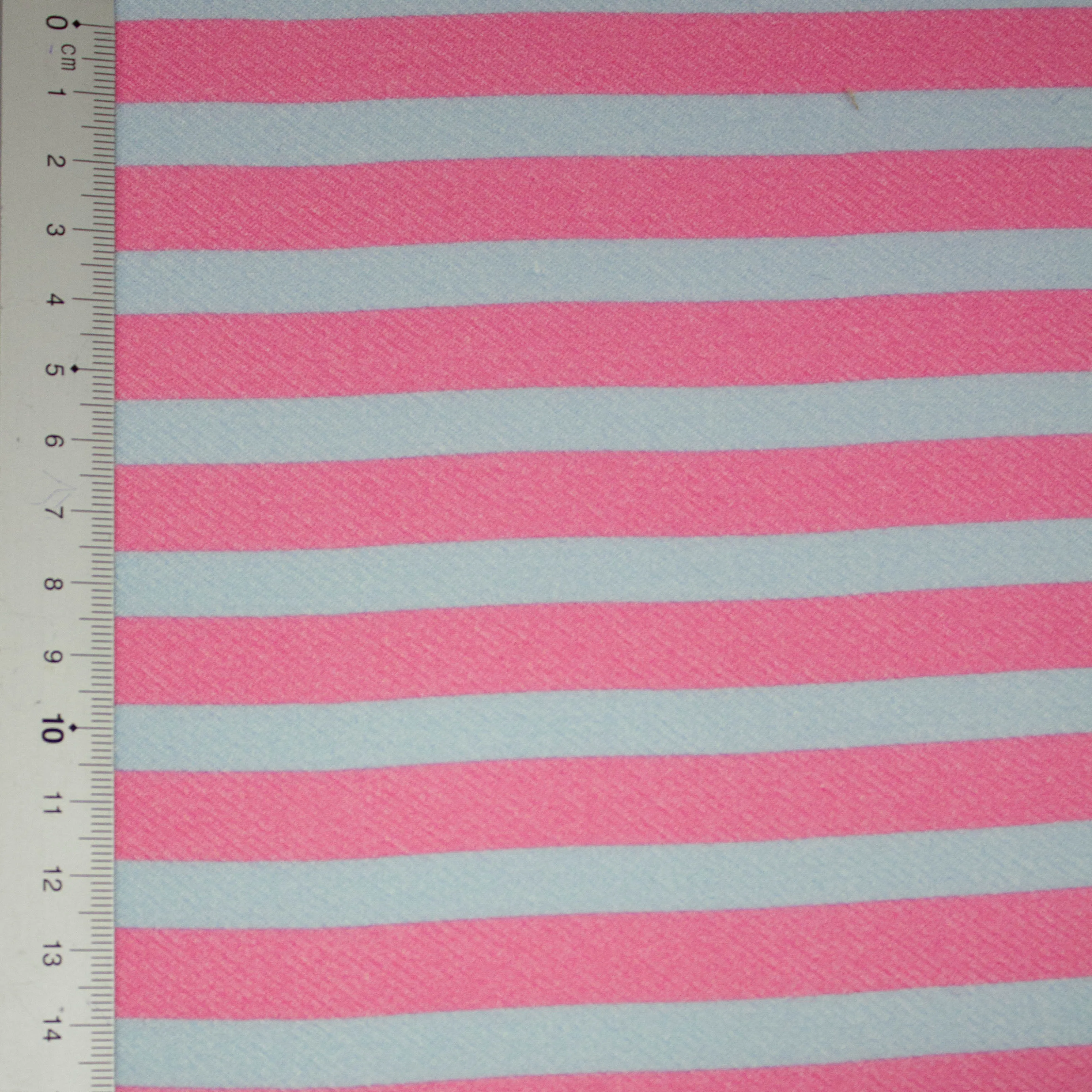 Mitch Pink & Dusty Blue Striped Viscose