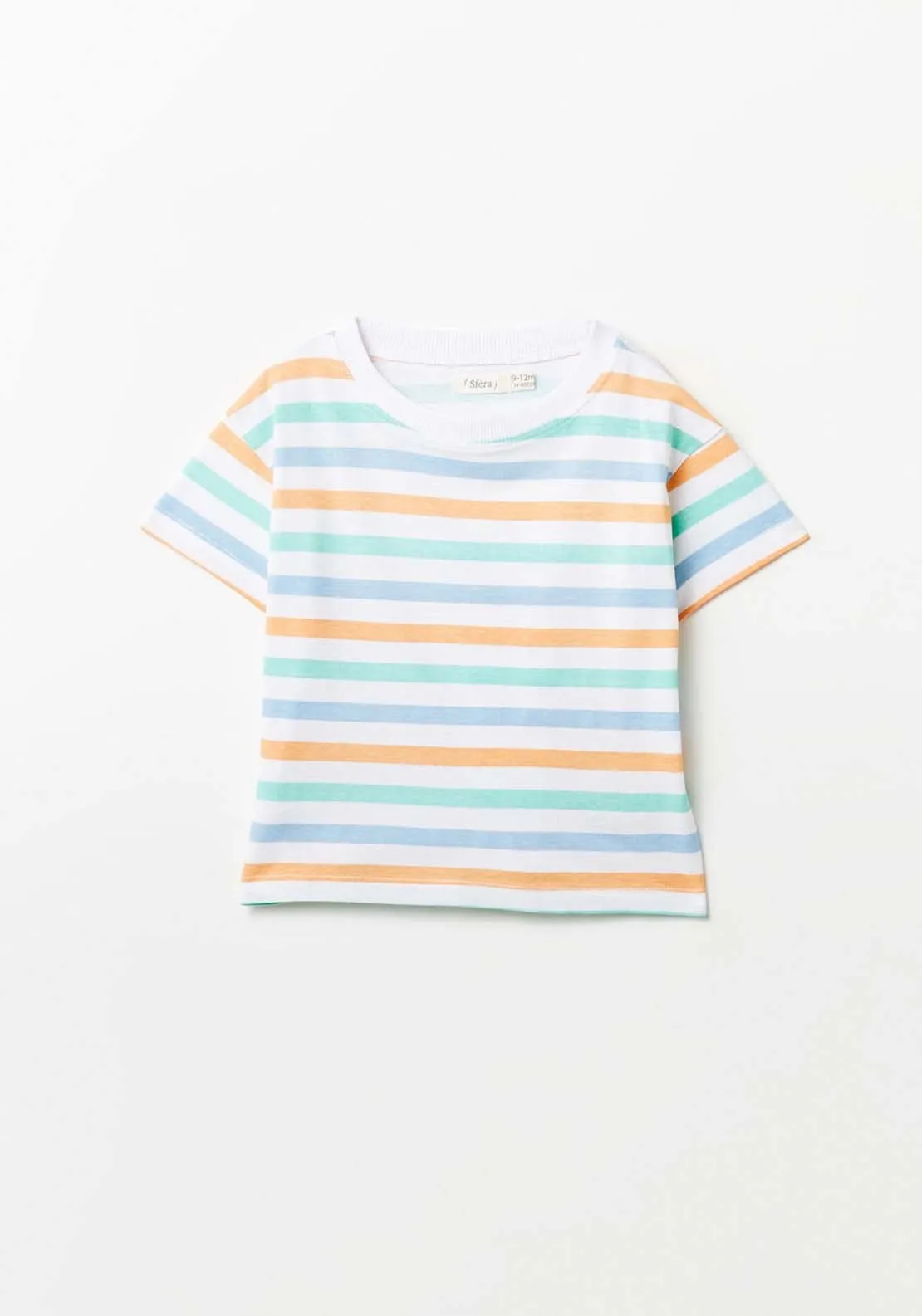 Multi Striped T-Shirts - Green