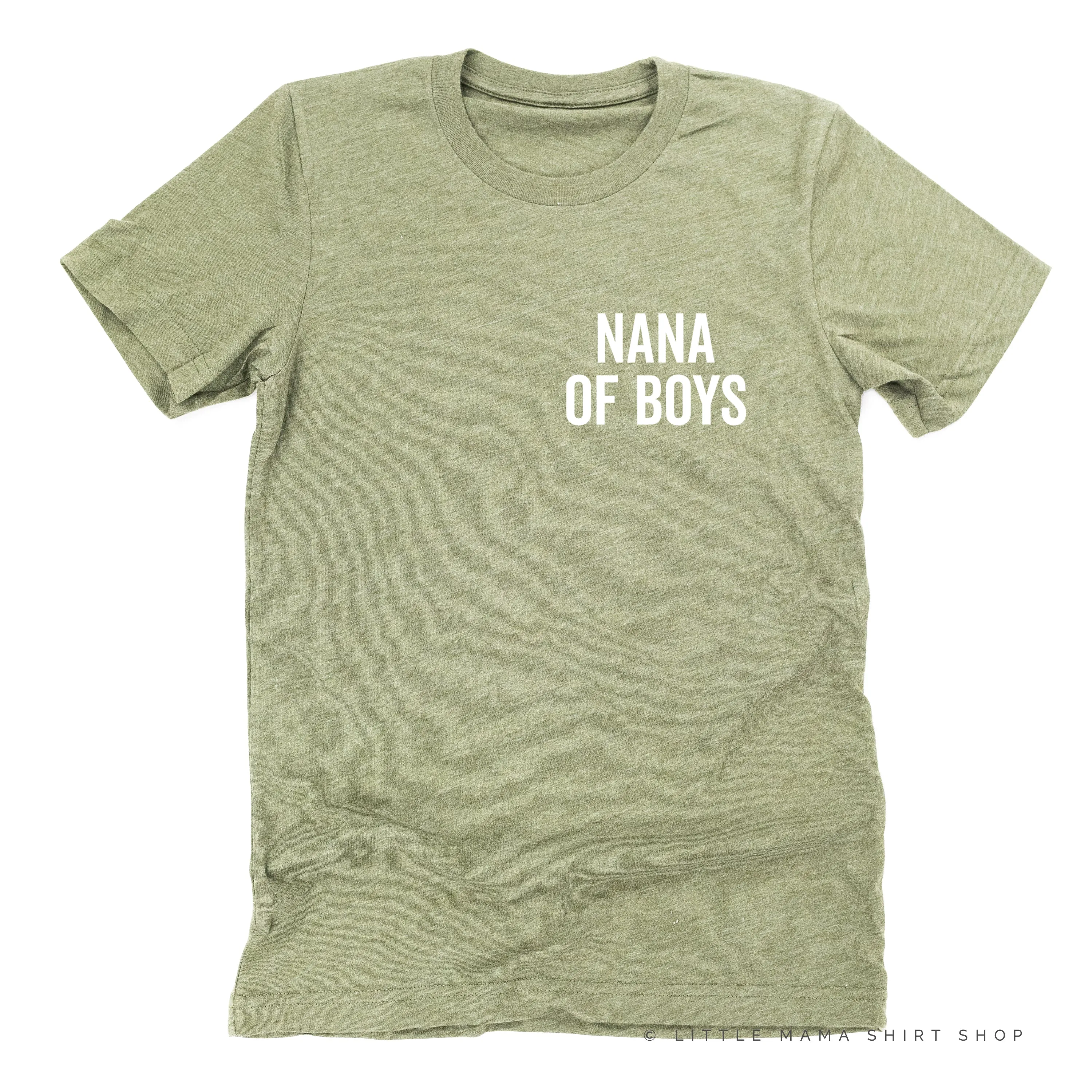 NANA OF BOYS - BLOCK FONT POCKET SIZE - Unisex Tee