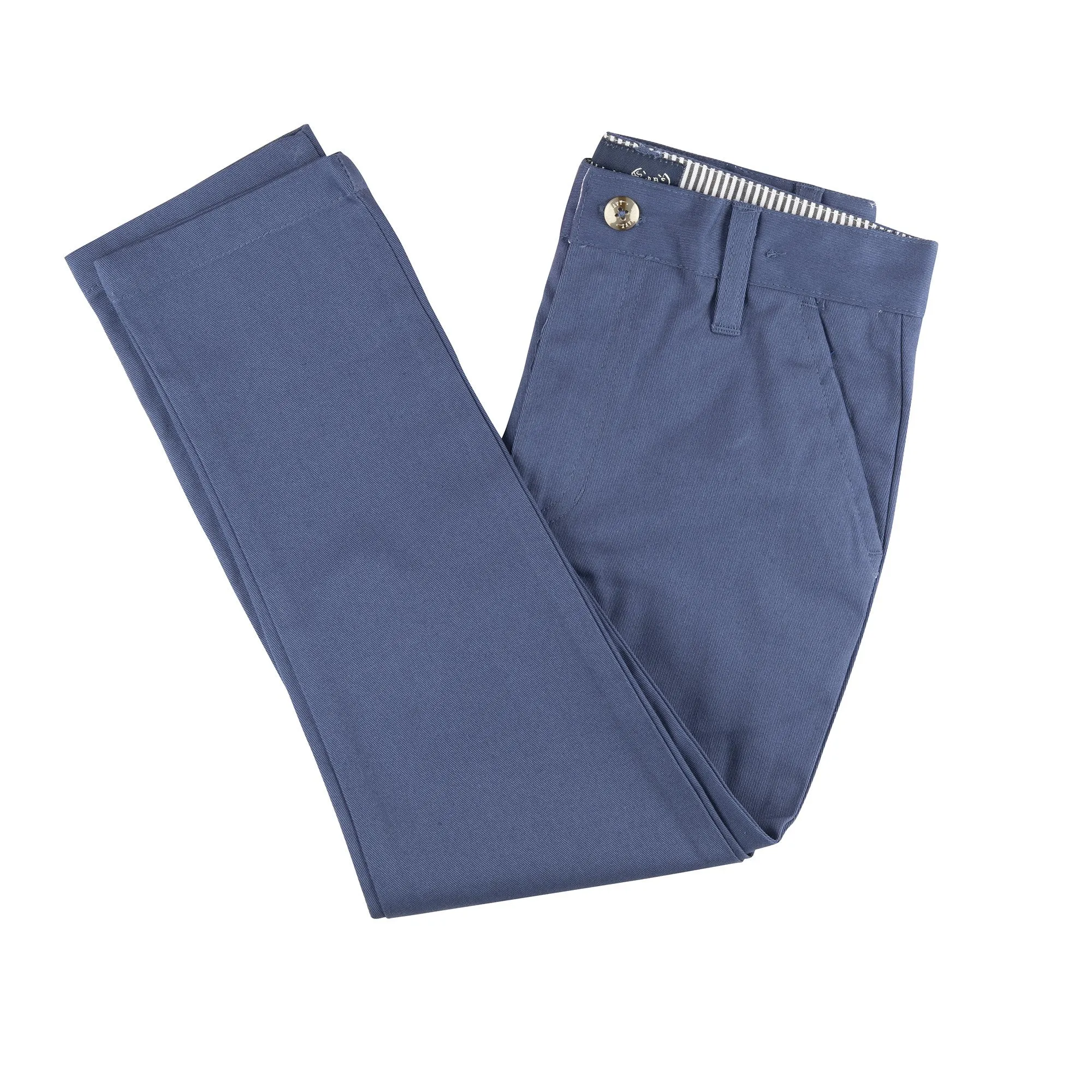 Navy Slim Fit Pants