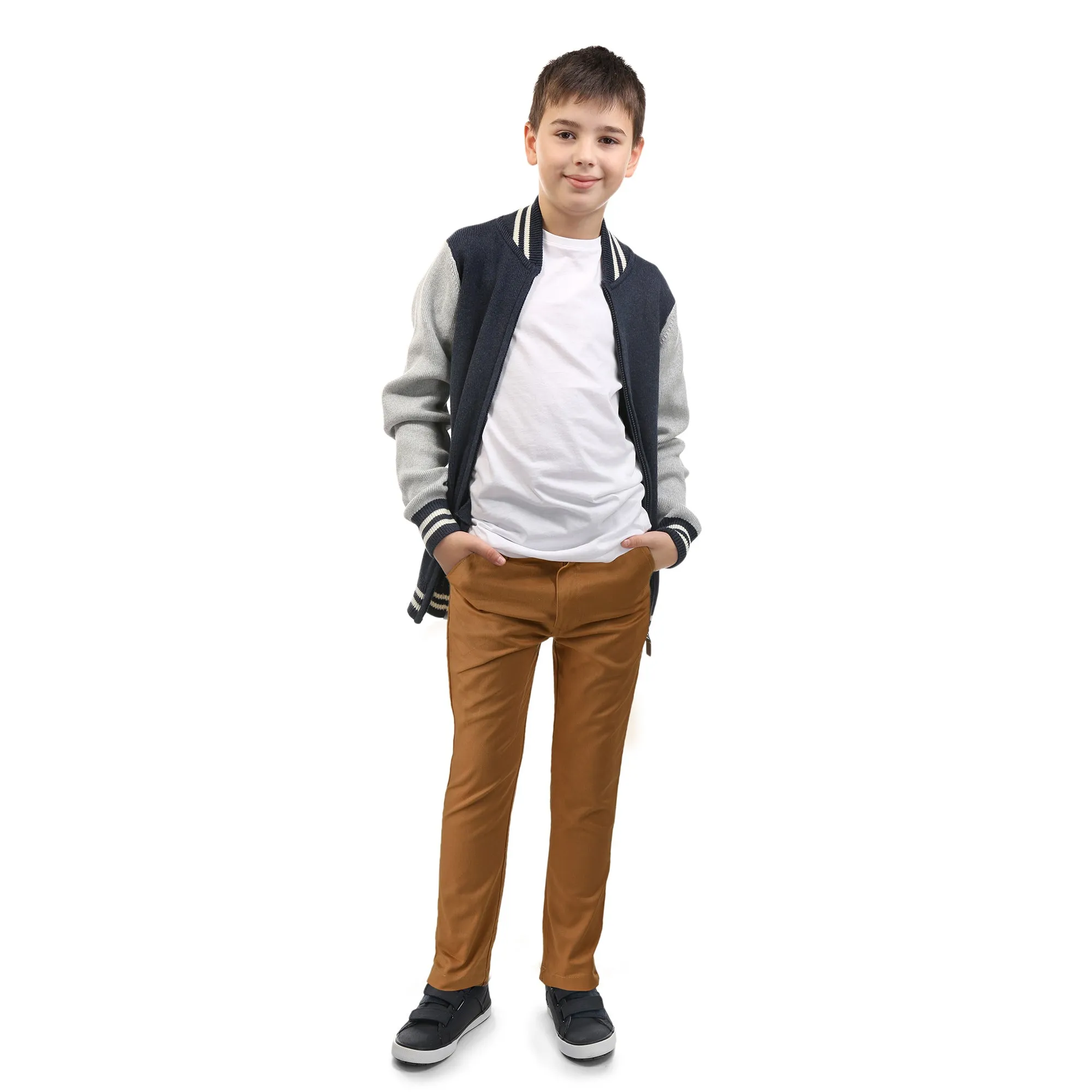 Navy Slim Fit Pants