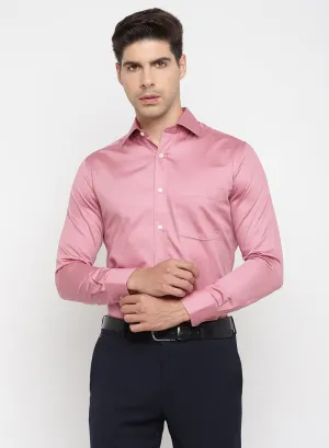 Onion Pink Cotton Full Sleeve Shirt