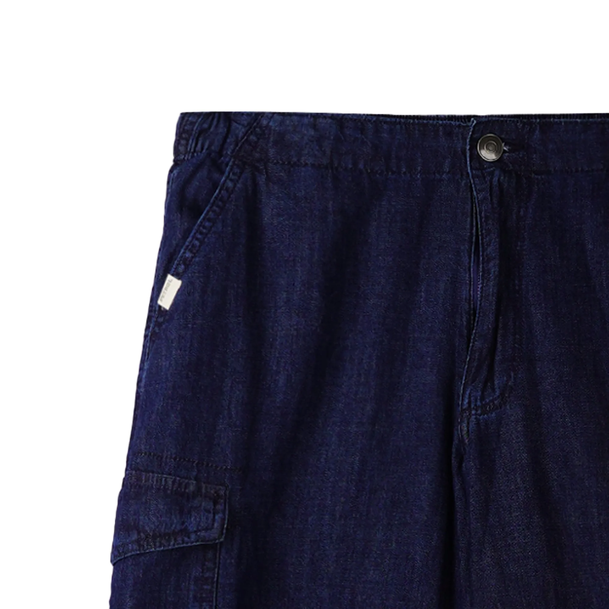 Petrol Ladies Basic Non-Denim Cargo Pants Mid-Rise Rinse Wash Fabric 170950 (Medium Shade)