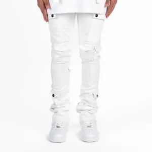 Pheelings "My Pleasure" Cargo Flare Stack Denim Jean
