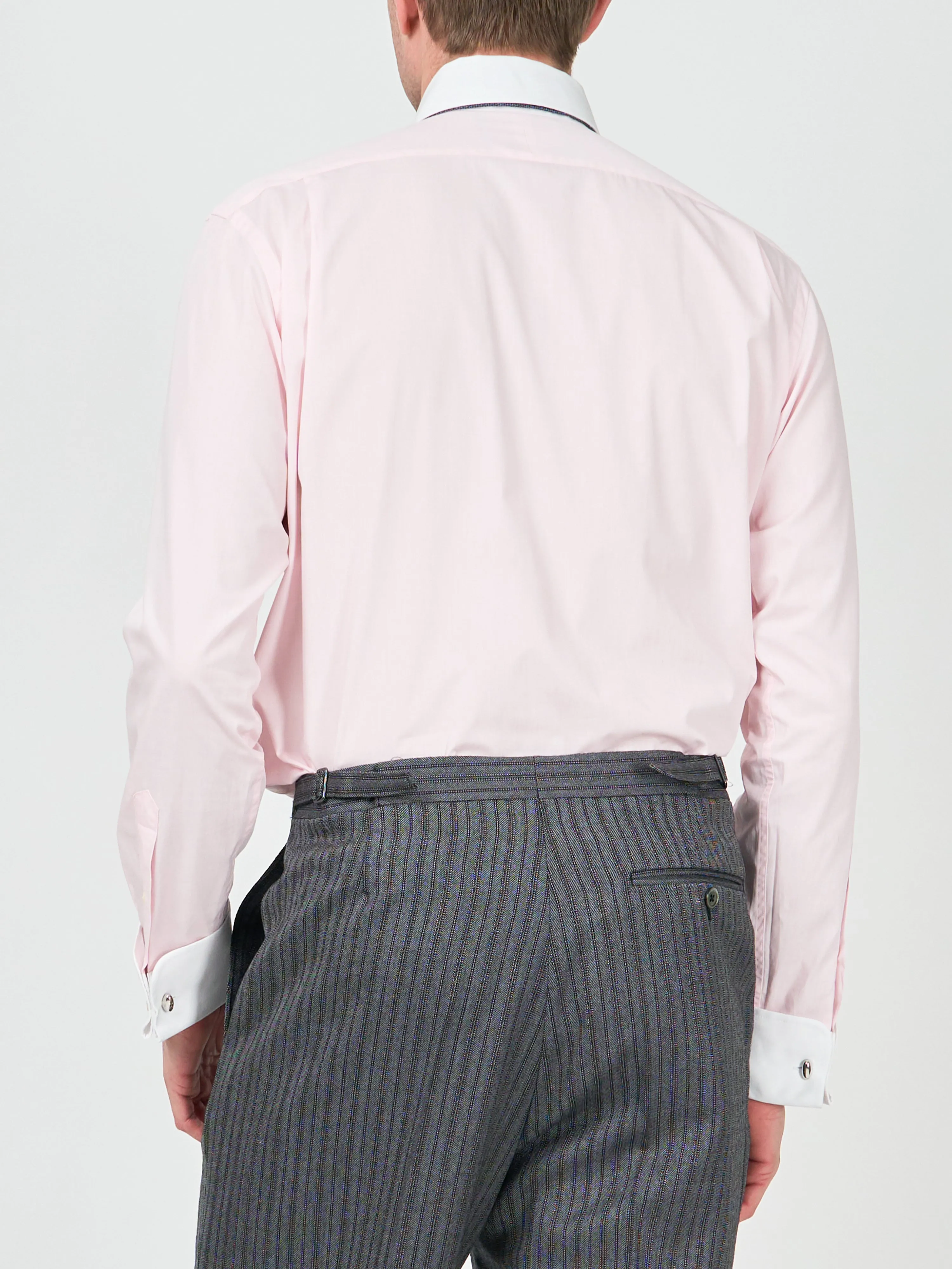 Pink/White Steed Cotton Gatsby Shirt