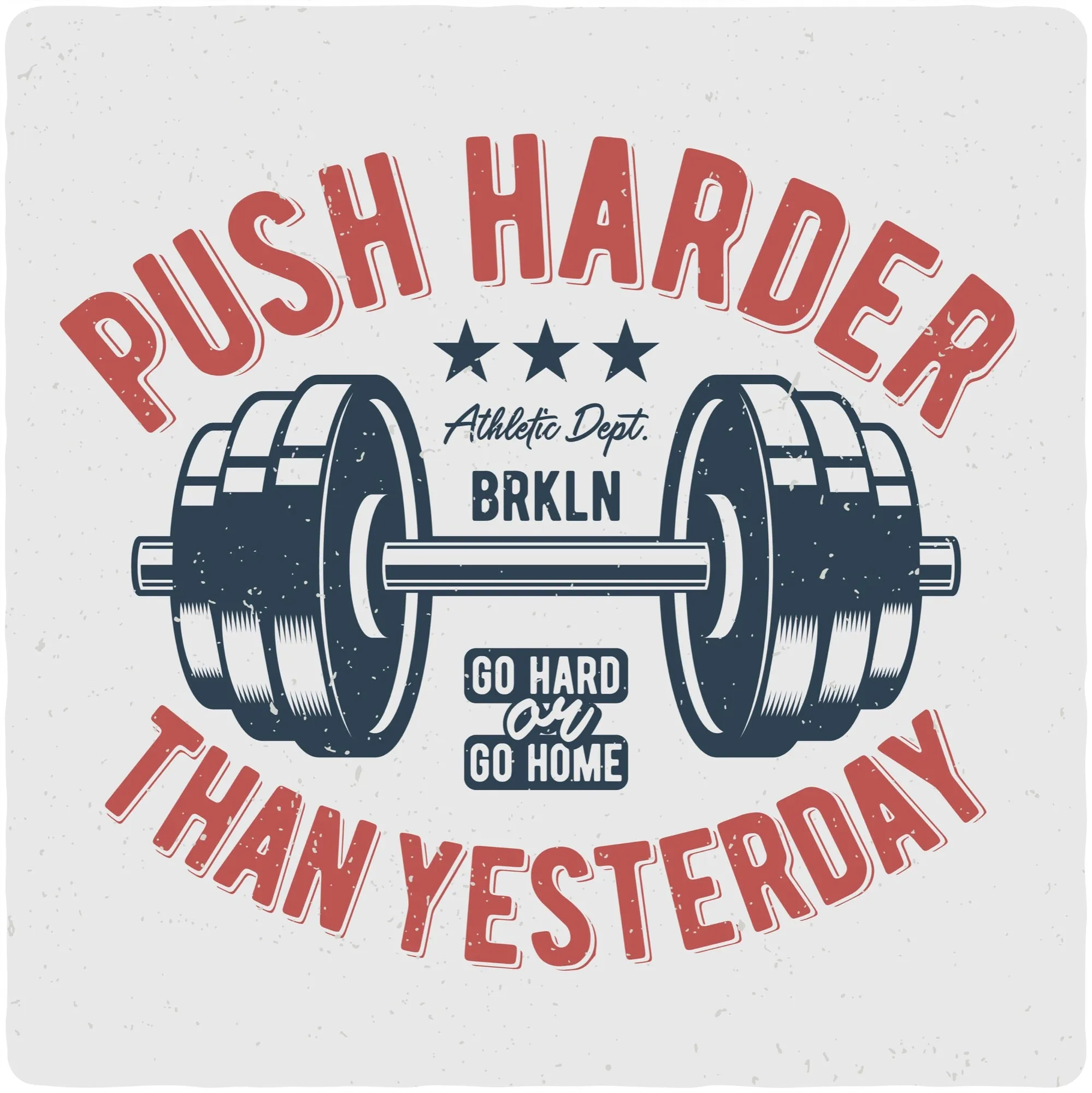 Push Harder Men's Bamboo Viscose/Organic Cotton Short Sleeve Graphic T-Shirt